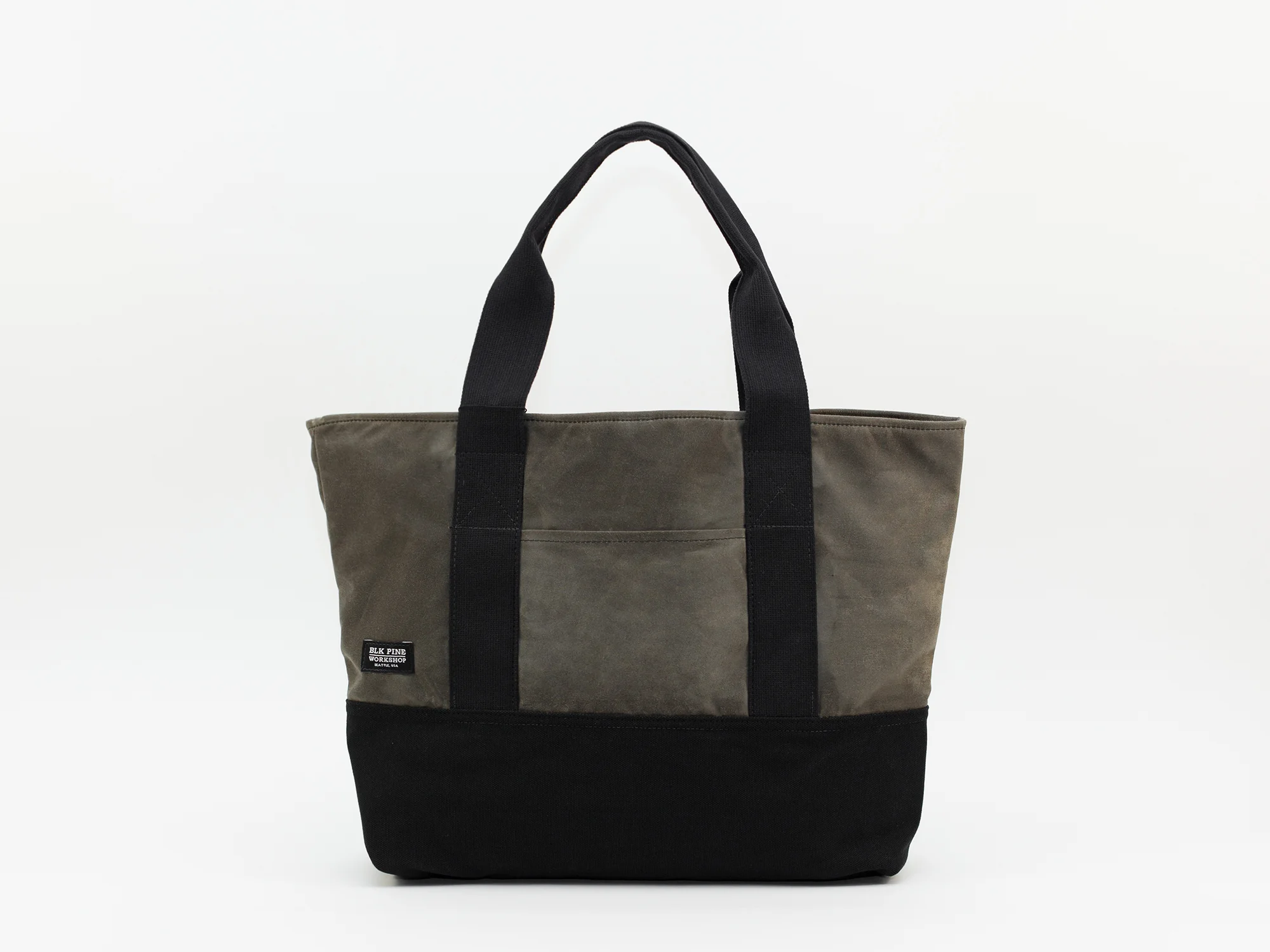Waxed Canvas Medium Tote - Cement