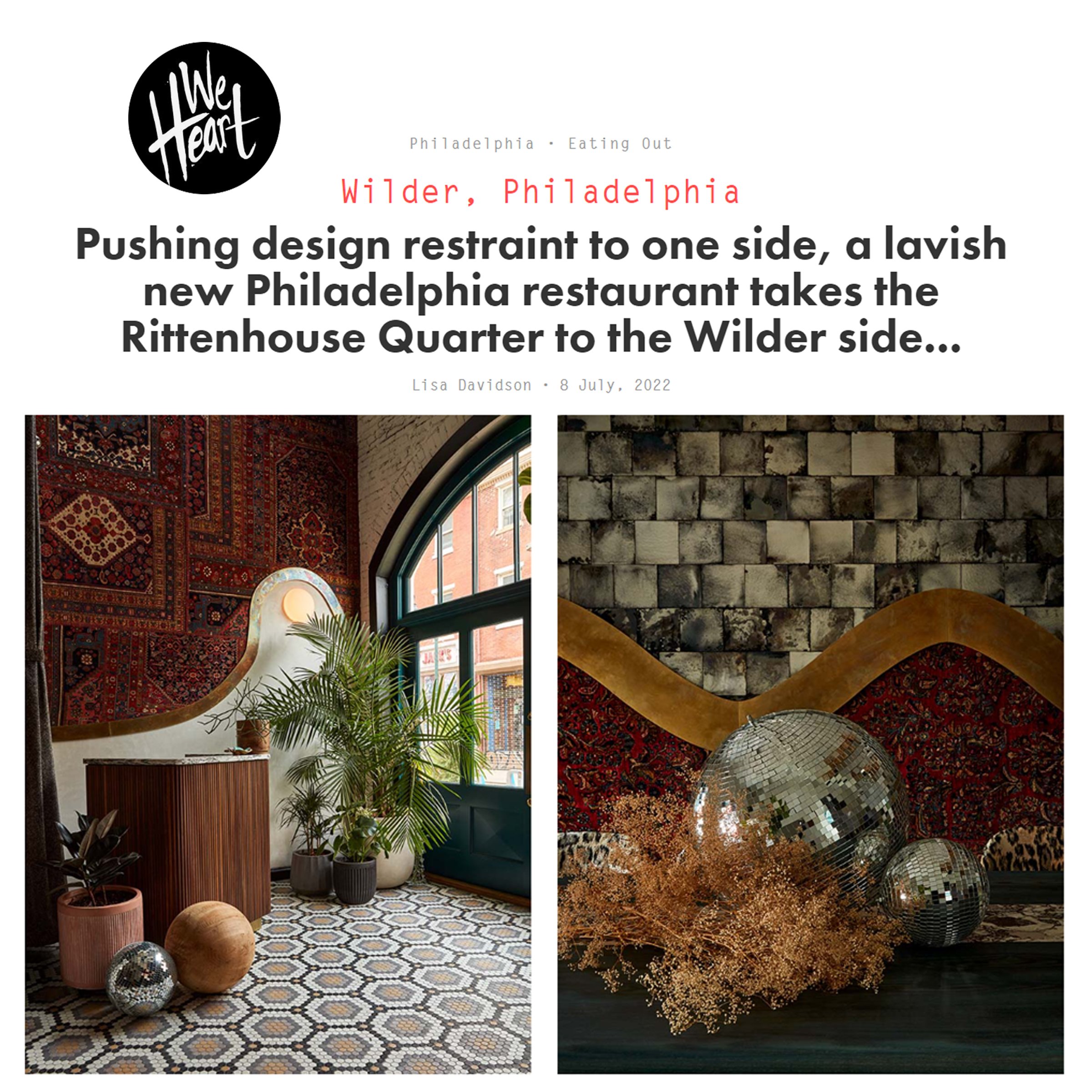 VELOCETTE STUDIO FEATURED IN WE HEART PUBLICATION