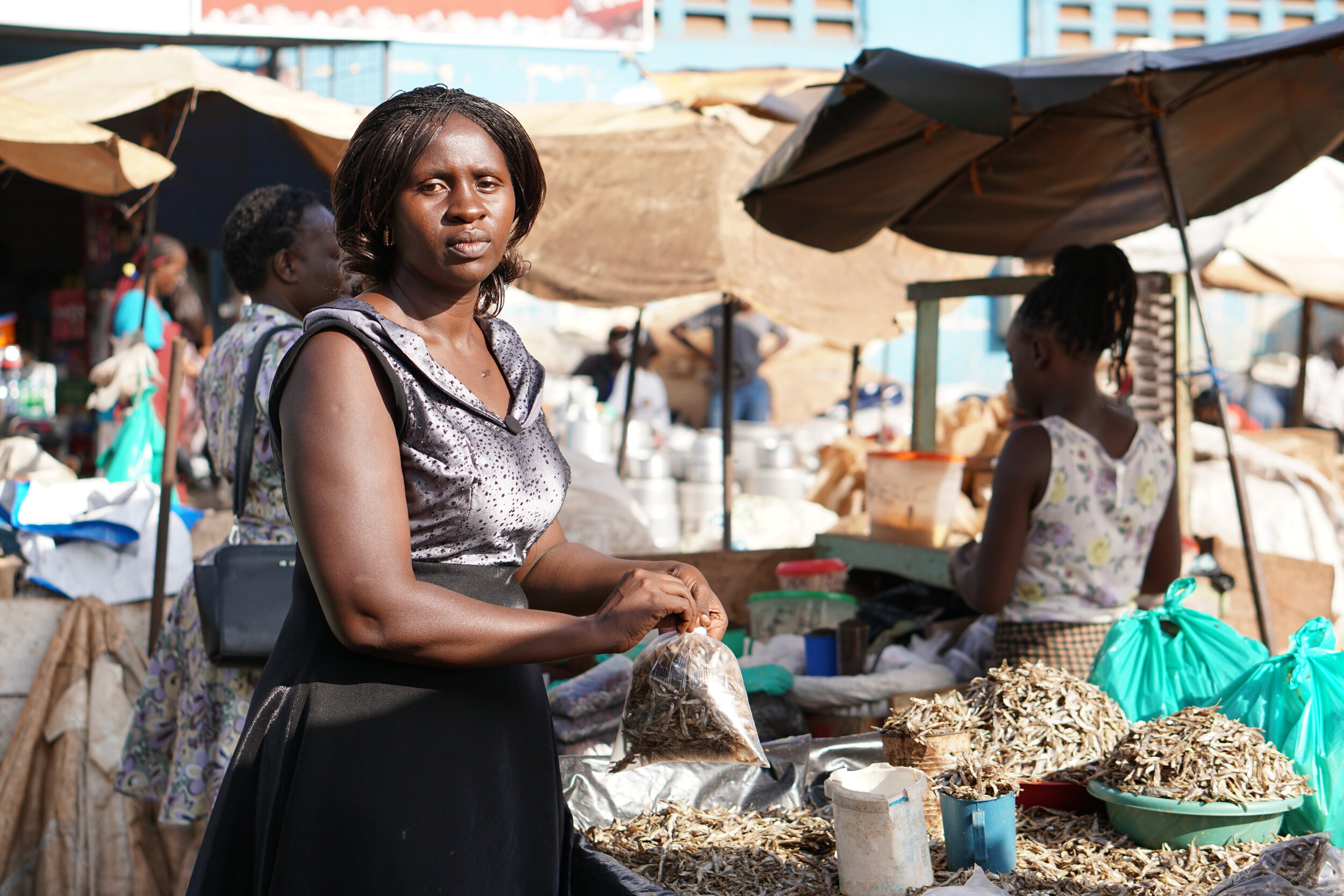 Catherine Nanzige, market trader and Nakwa market committee member.JPG