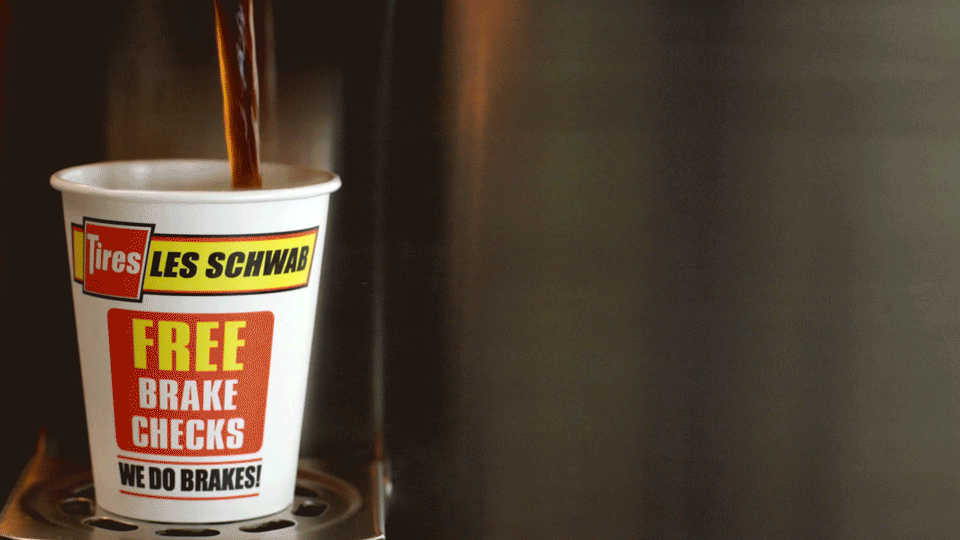  Because who doesn’t love free coffee and free brake checks? 