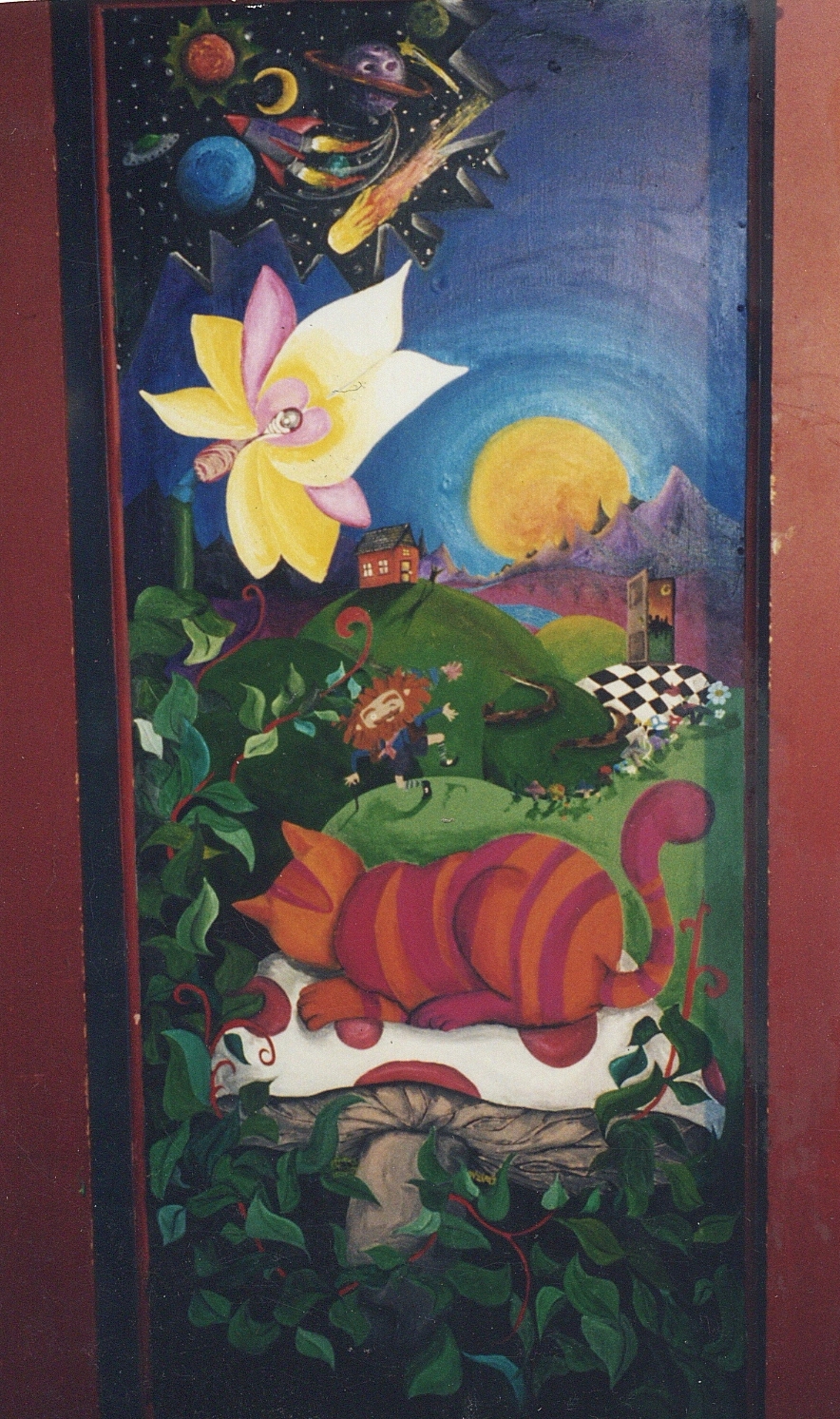 Ballard Playhouse Door Mural, Seattle WA