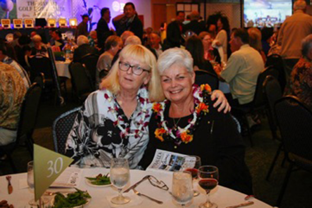Kathy Ordway President 1992-1995, 2004-2006, 2010-2012 and Marcia Lee President 2007-2009,