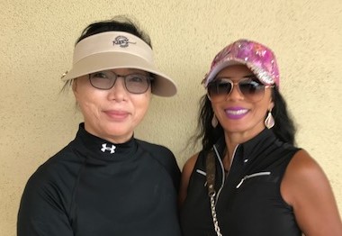 Mira Jang and Fe Clock.