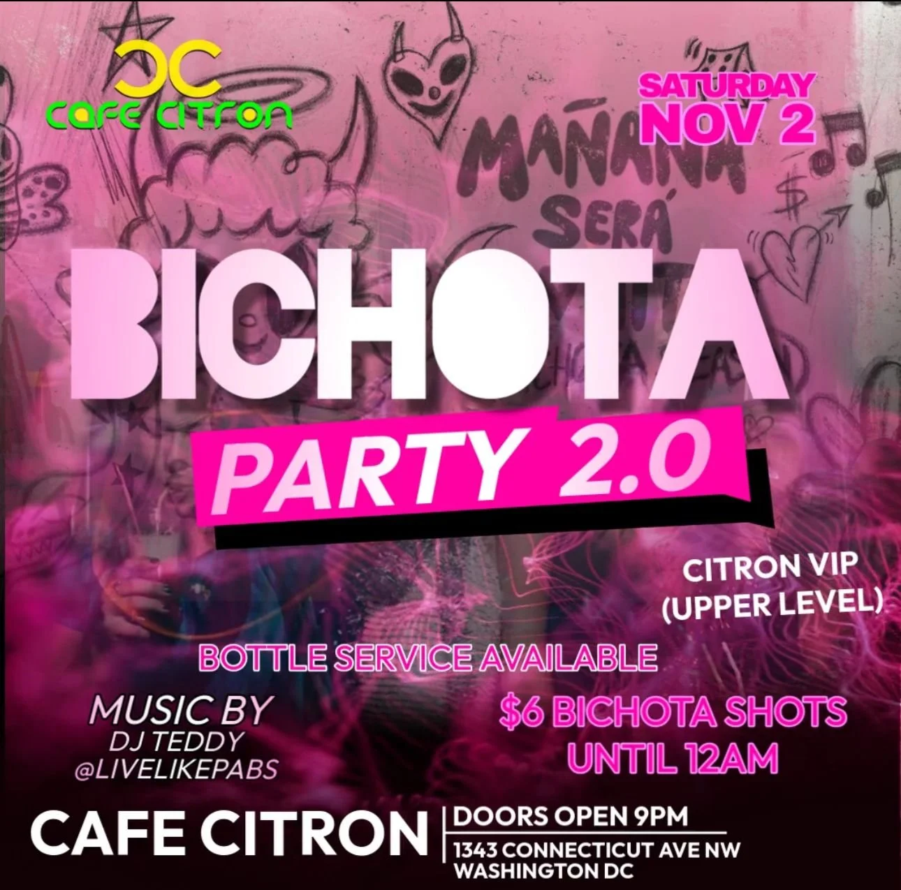 SATURDAYS DRUMS OF DC — Cafe Citron