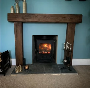 Rustic Oak Surround | Wooden Fire Surrounds | Oakfield, Horsham, West Sussex