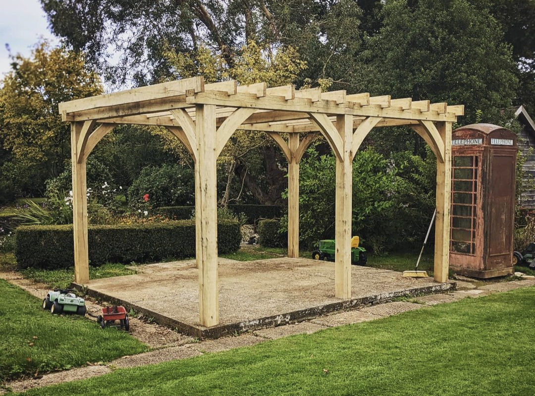 Oak Framed Garden Pergola