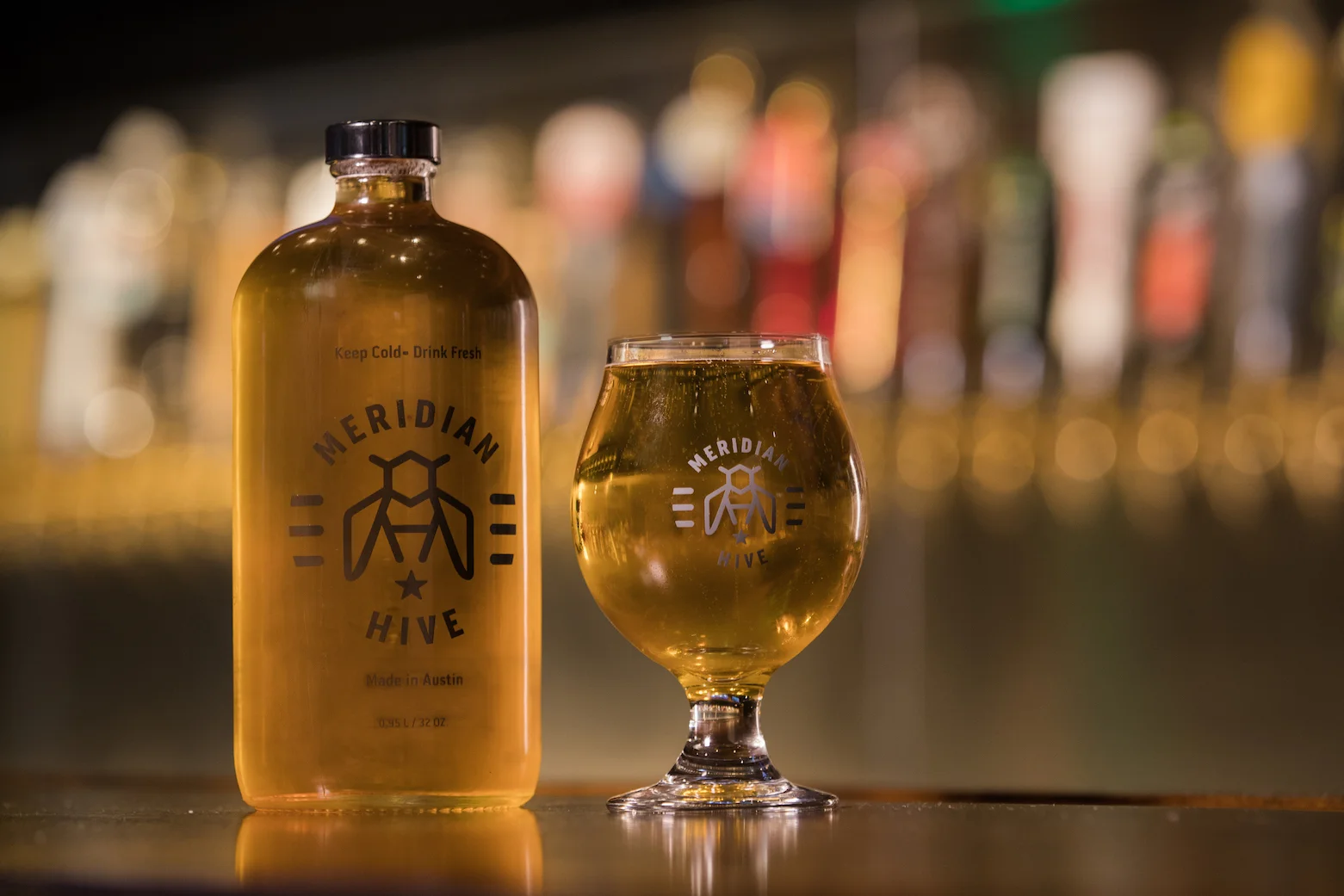 MH Growler and Glass