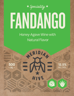 Fandango Agave & Lime Mead Label