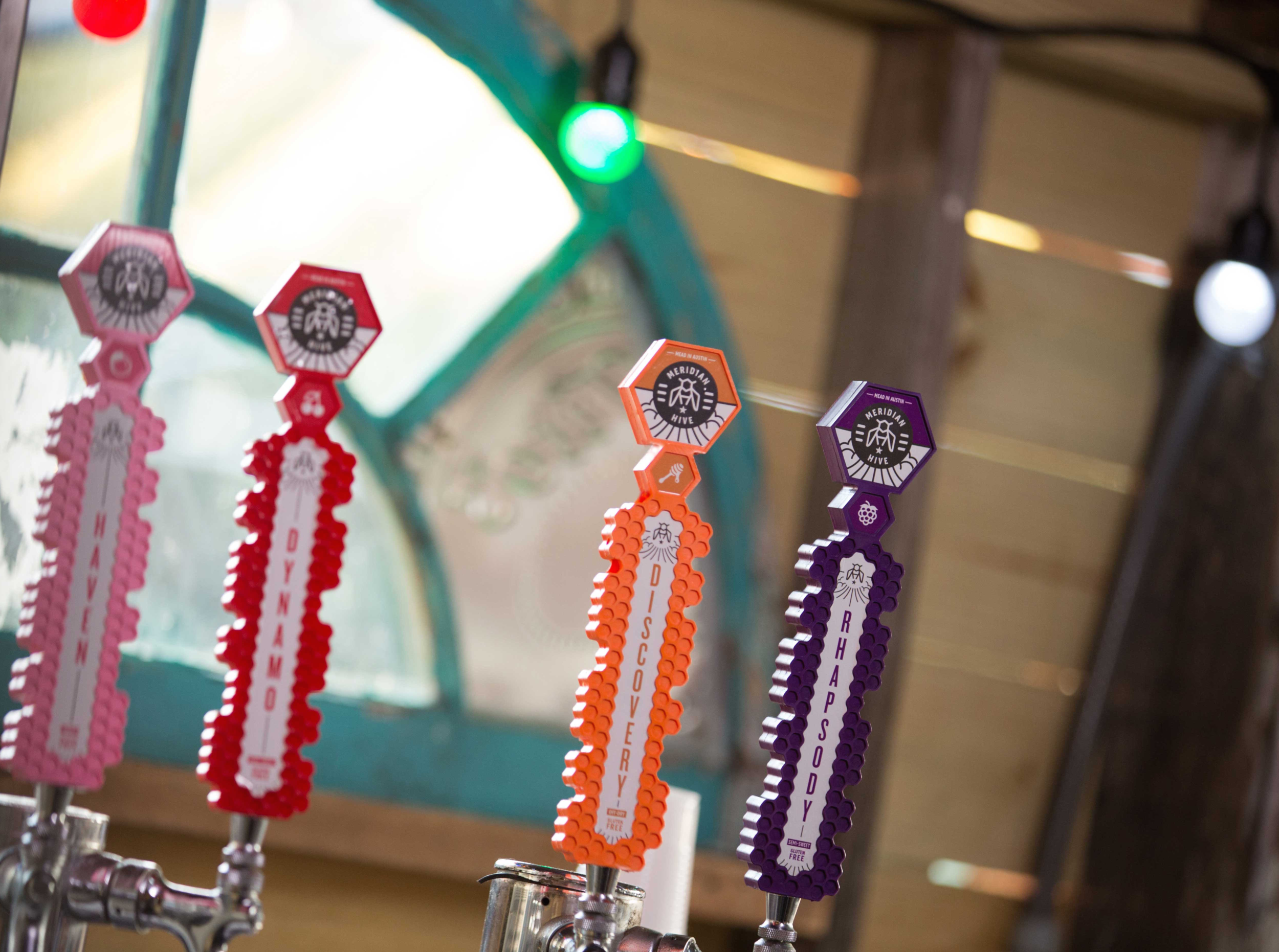 Tap Handles with arched window