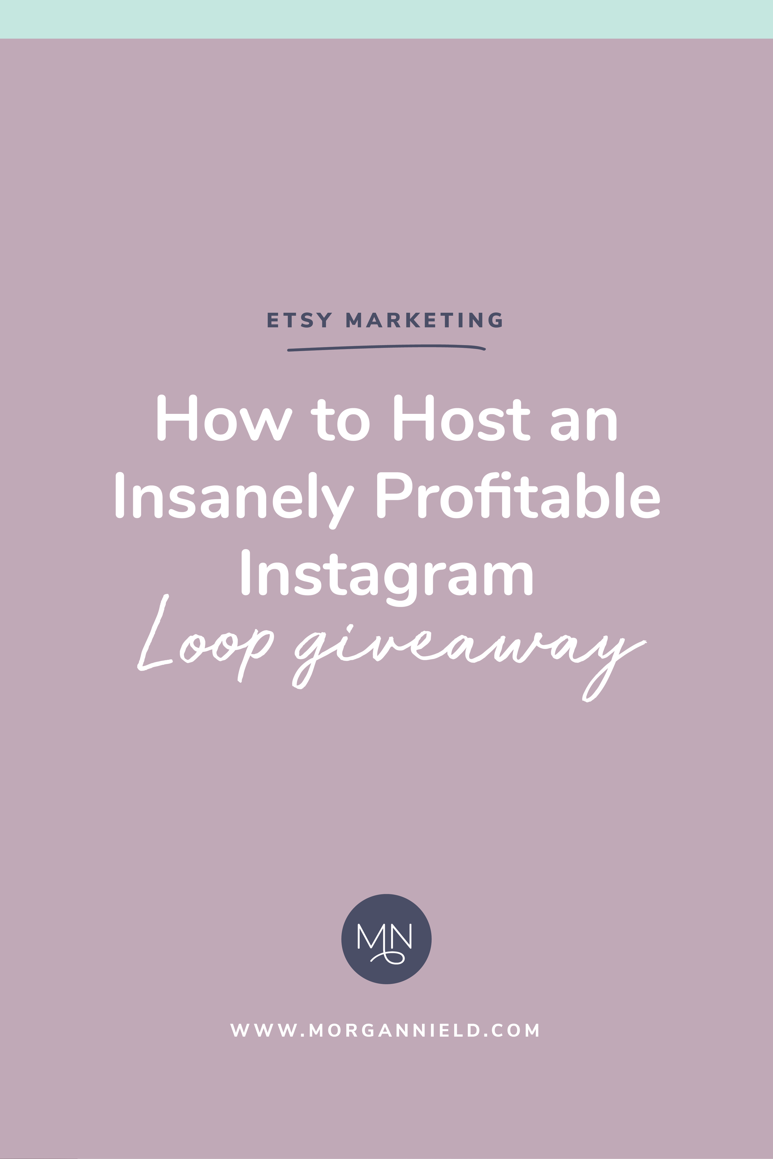 If you’re looking to jump-start your Instagram followers by a few hundred (at least!), then it’s worth looking into hosting a giveaway promotion on Instagram. The best news? You don't need to have hundreds of followers to host an EXTREMELY PROFITABLE Instagram giveaway-- I promise! Click through to learn my top tips for making the most $$$ during your giveaway >>