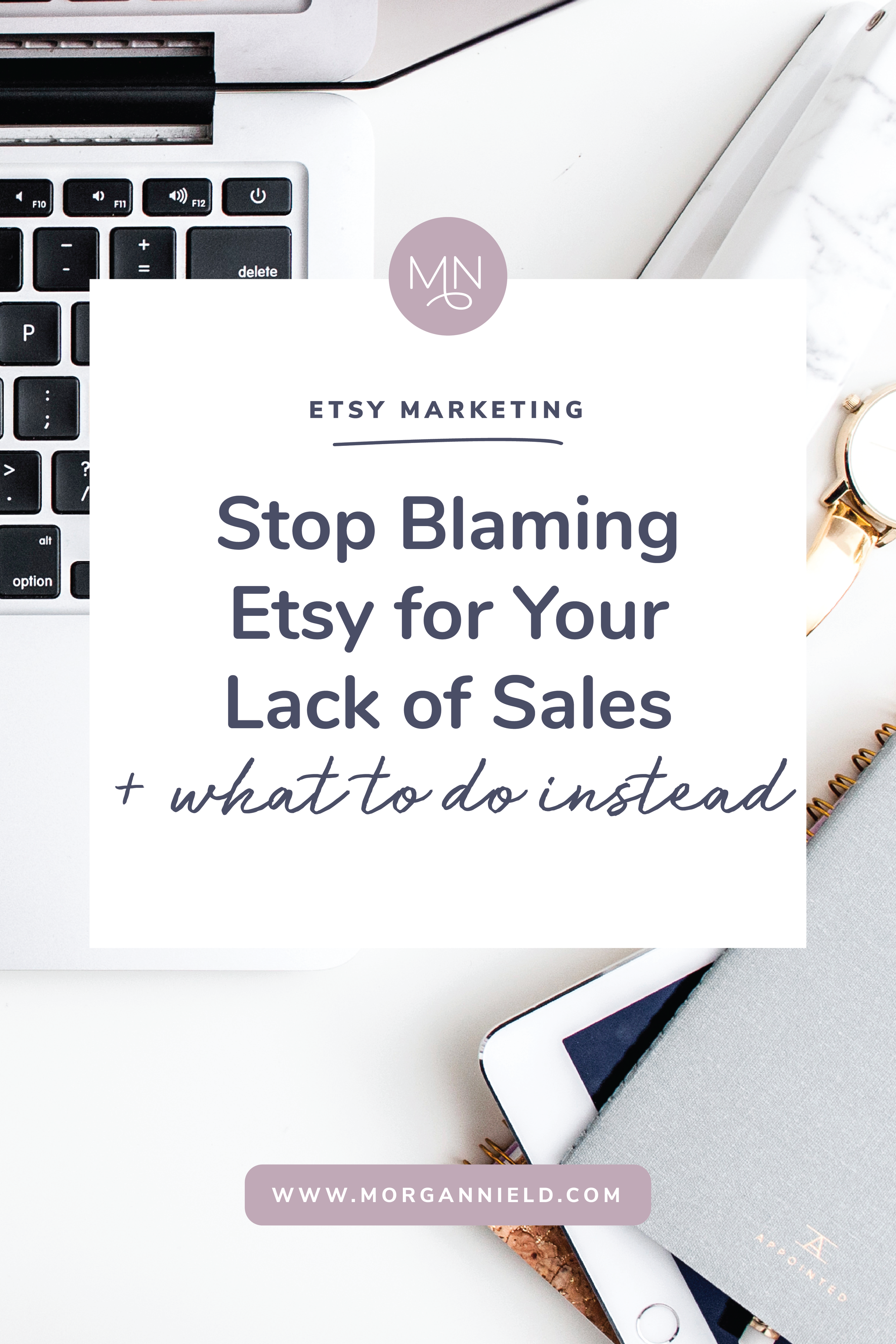 If you are tired of wondering when your next Etsy sale will come in, then this post is for you! While Etsy can be an AWESOME traffic driver to your shop, it doesn't automatically convert it to sales. Click through to read exactly what YOU can do to increase your views + sales on Etsy! >>