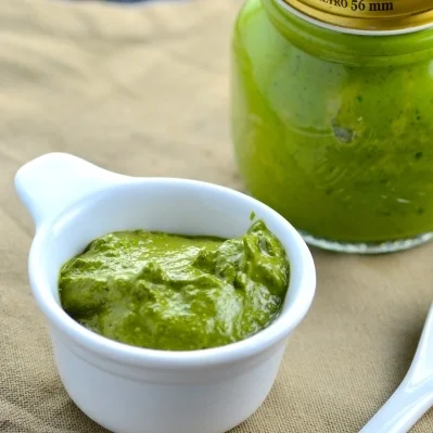 Speedy Spinach Pesto by Mama's Kitchen on Food.com (Photo: May I Have That Recipe)