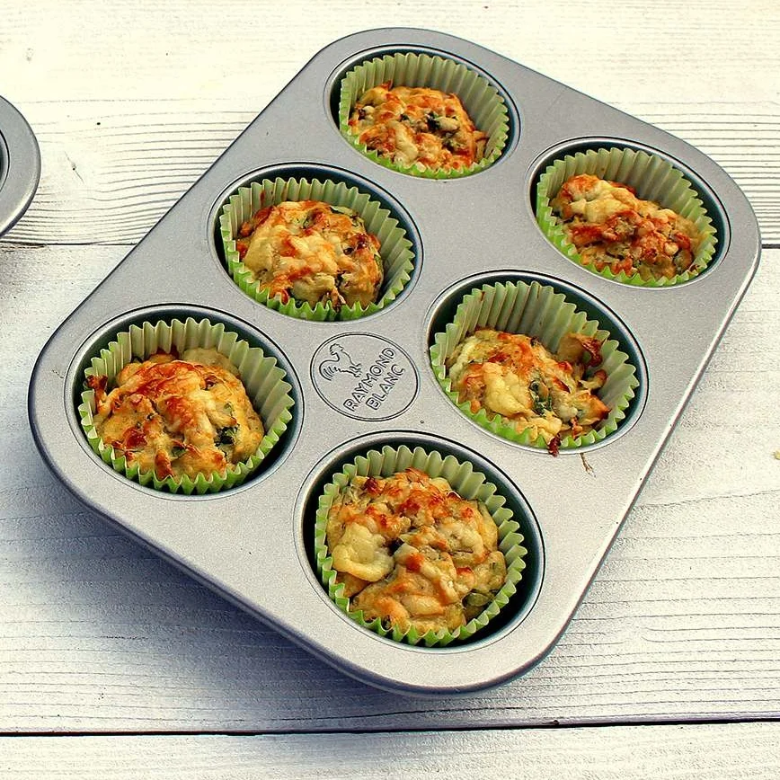 Or our very own Cheesy Spinach Muffins