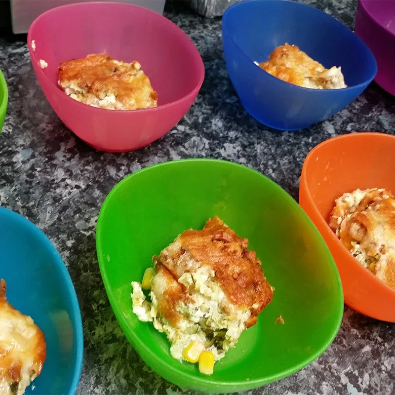 Cheesy Courgette Bake Organic Cookery School