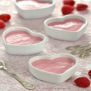 These raspberry yogurt mousse pots from Eats Amazing are super quick and lower sugar than your average dessert.