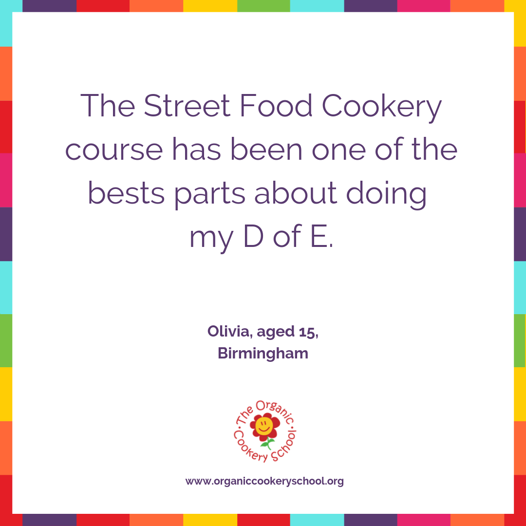 Duke of Edinburgh Cookery - Home study Street Food Course