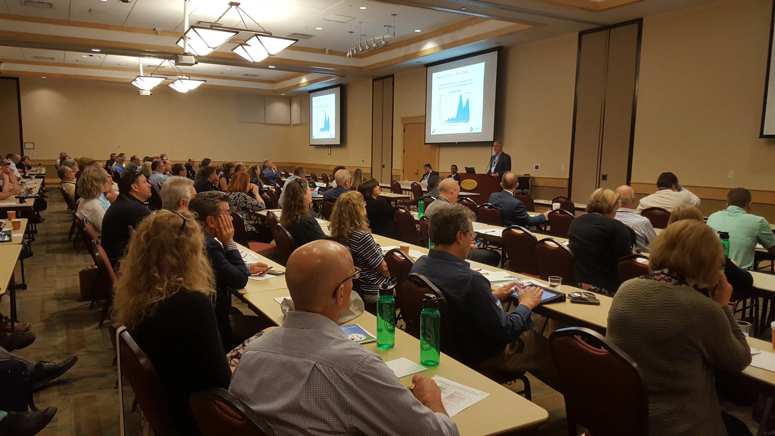 Dan Topping speaking to a full house at the SUNY/PPAA Summer Conference