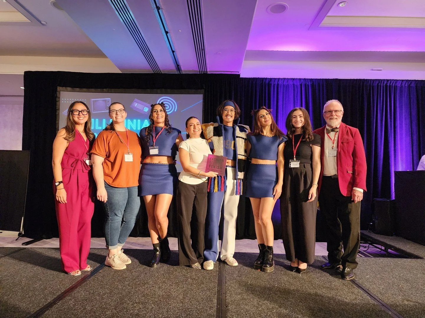 The theme of this year&rsquo;s IIDA Fashion Meets Finish event, Millennial Mirage, took us back to the trends of the 80s and 90s. Our team, Recess Royalty, brought that spirit to life with a look rooted in nostalgia and crafted with intention.

We pa