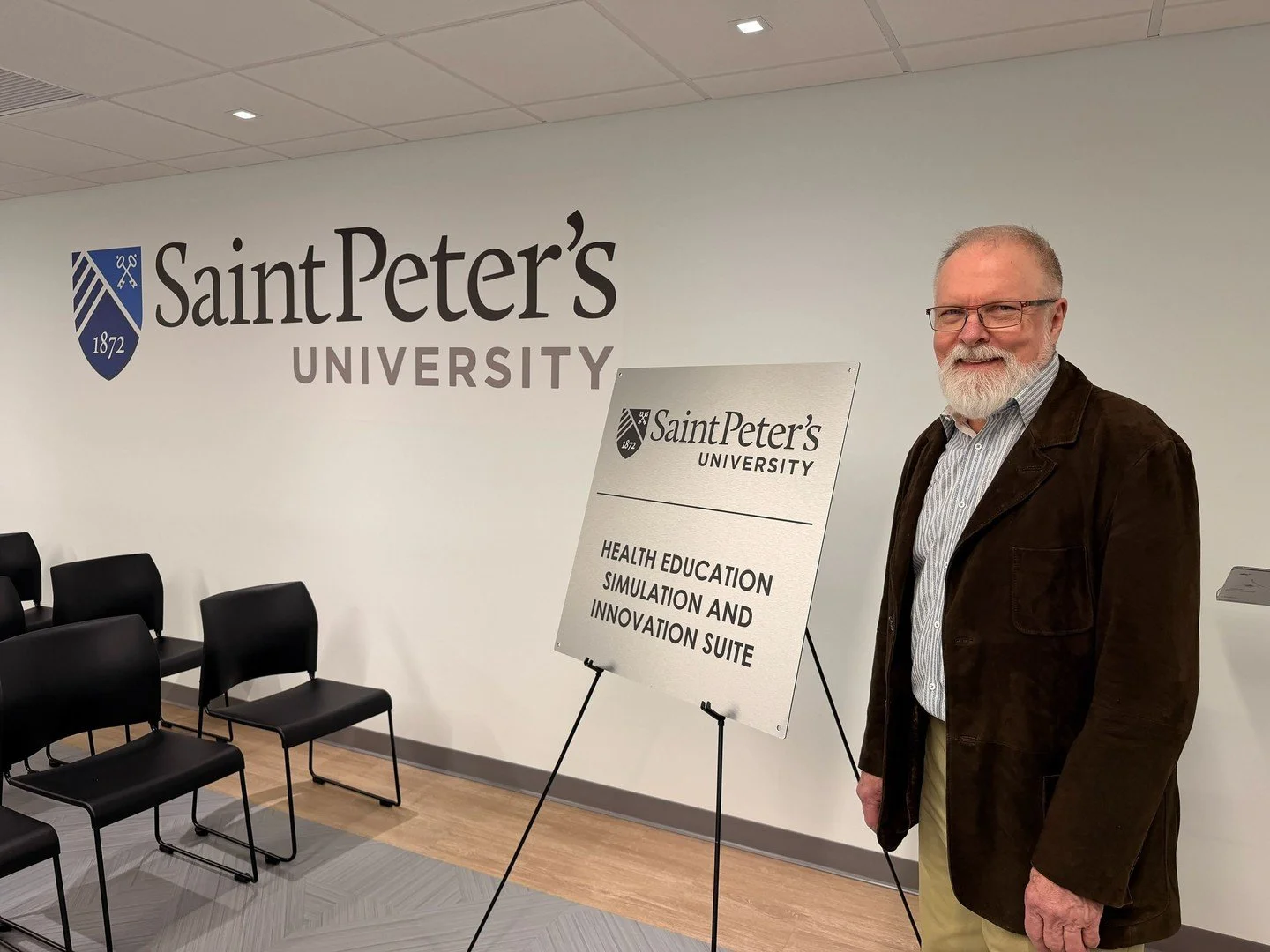 We were honored to attend the ribbon‑cutting ceremony for the new Health Education, Simulation and Innovation Suite at Saint Peter&rsquo;s University, celebrating the official opening of this state-of-the-art facility for the School of Nursing and He