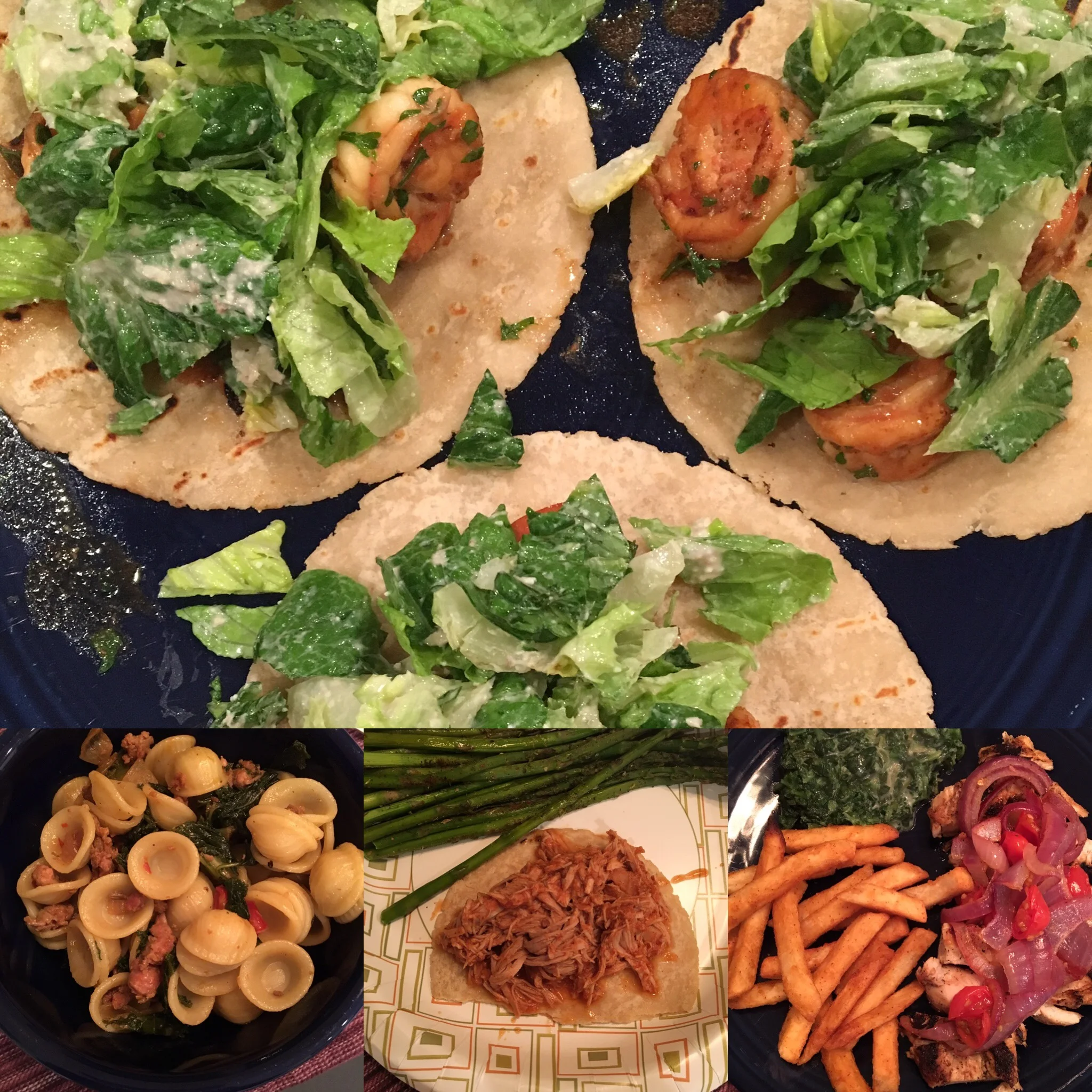 Weekly Meal Plan: There wasn't really a theme this week 