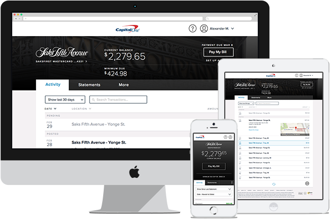 Capital One's Credit Card Servicing Platform