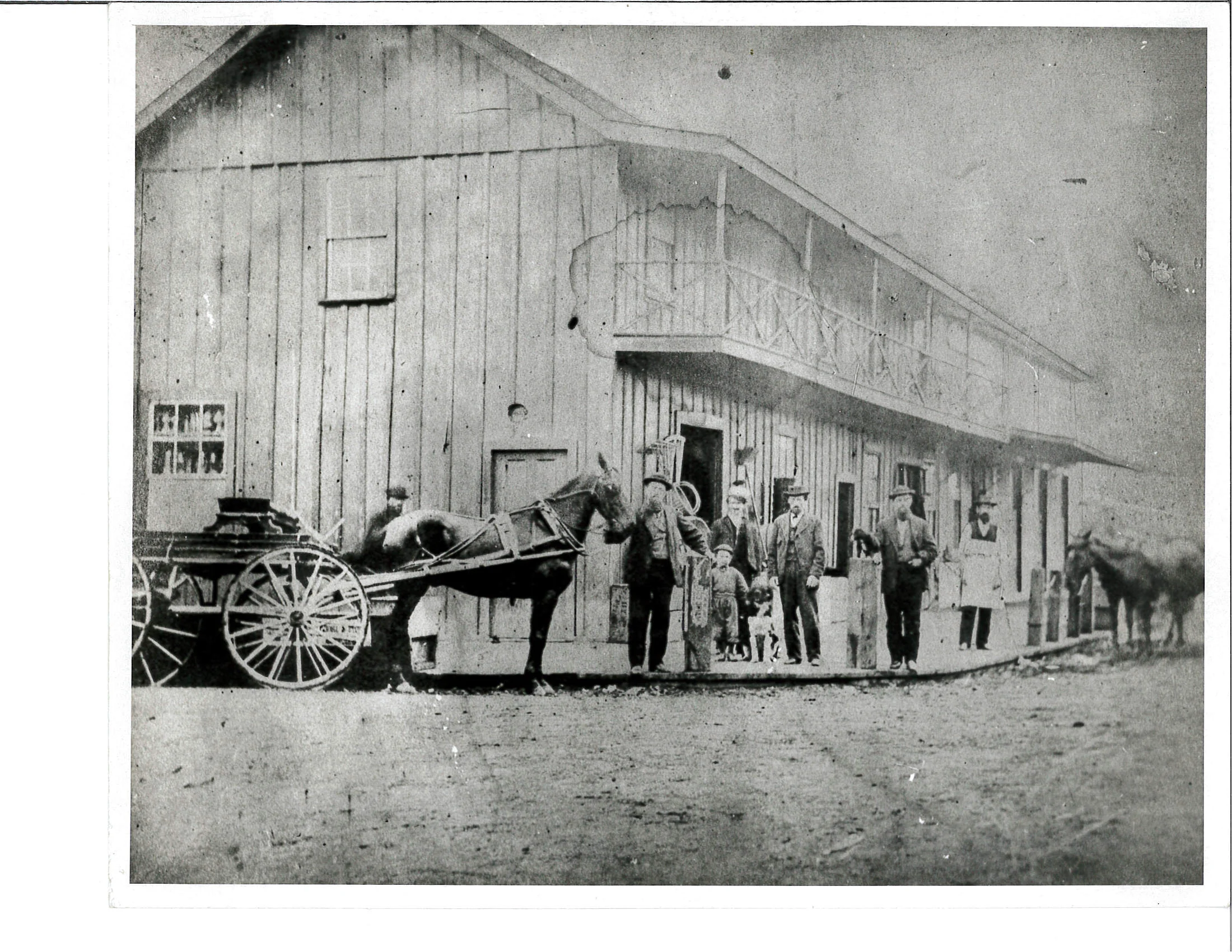 Eureka Brewery post-fire relocated to location of Sequoia Hotel.jpg