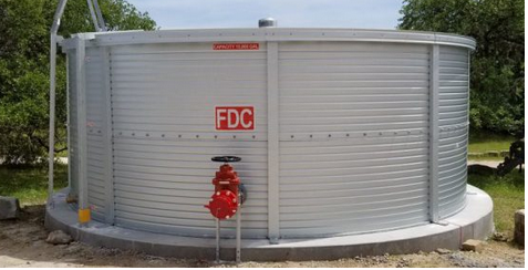 15000 Gallons Pioneer Water Storage Tank — Rainwater Collection Concepts