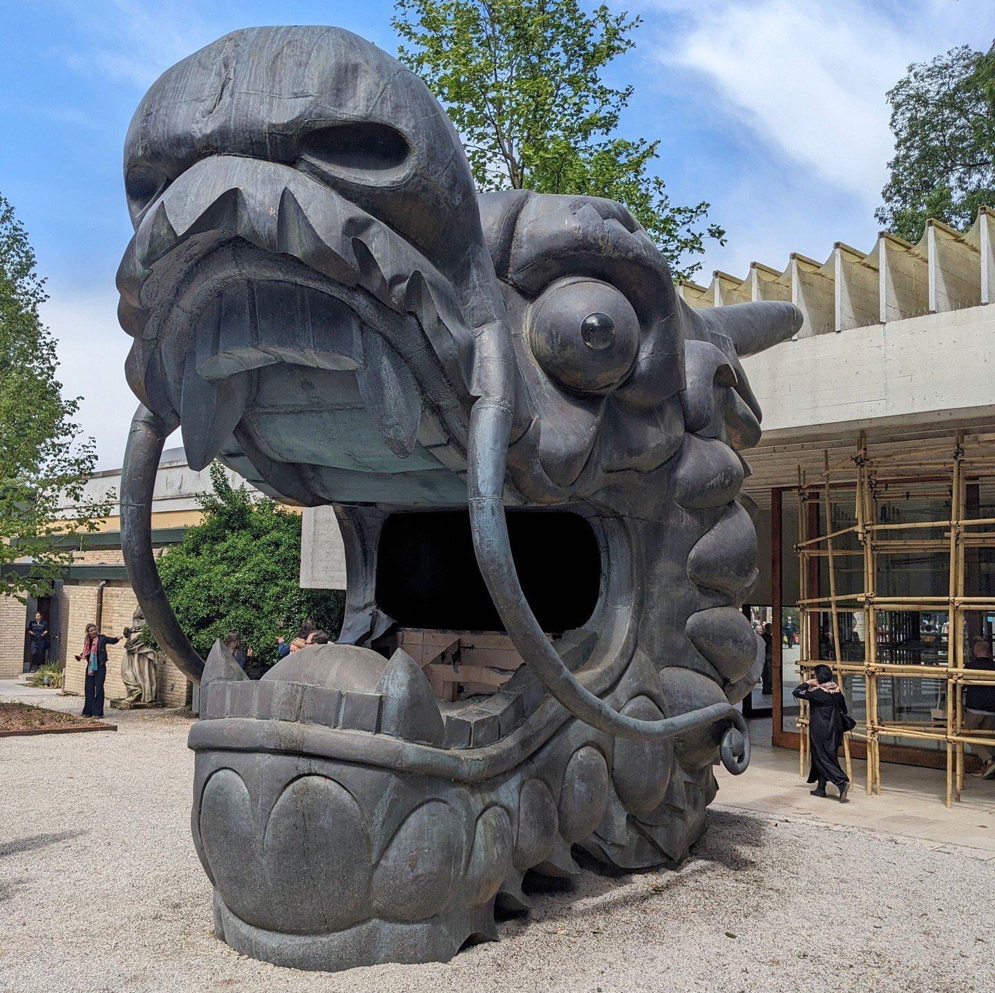 I&rsquo;ve written about my highlights from the Venice Biennale (@LaBiennale) for @WorldOfFAD, and here&rsquo;s some of my selections from the Giardini site of the Biennale: 

1. The dragon&rsquo;s head outside the Nordic pavilion, as part of Lap-See