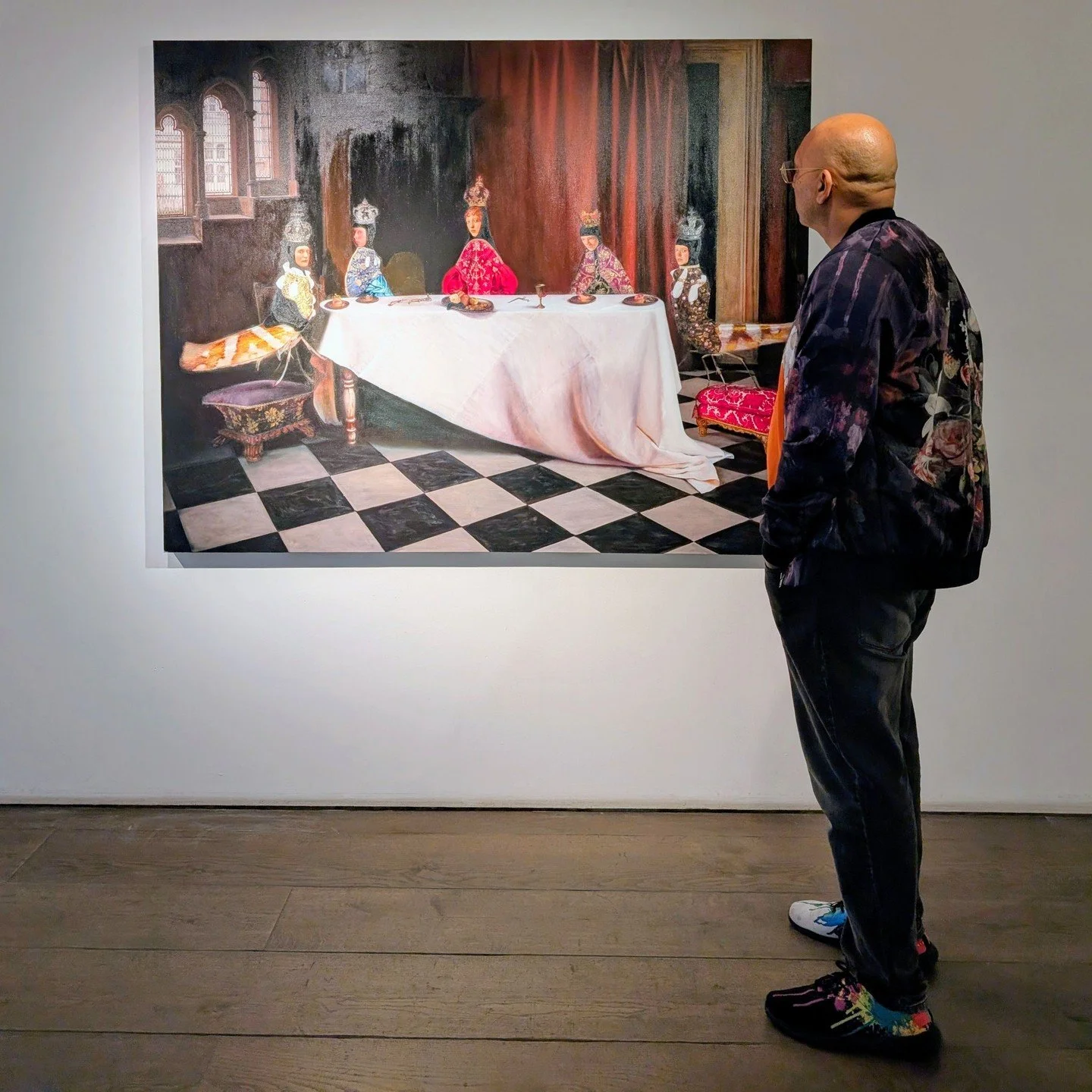 Drawing inspiration from religious paintings, Teodora Axente creates scenes featuring animal-human hybrids and reliquaries that contain a nail from the True Cross or the Blood of Christ. It&rsquo;s taking art history and giving it her own twist, load