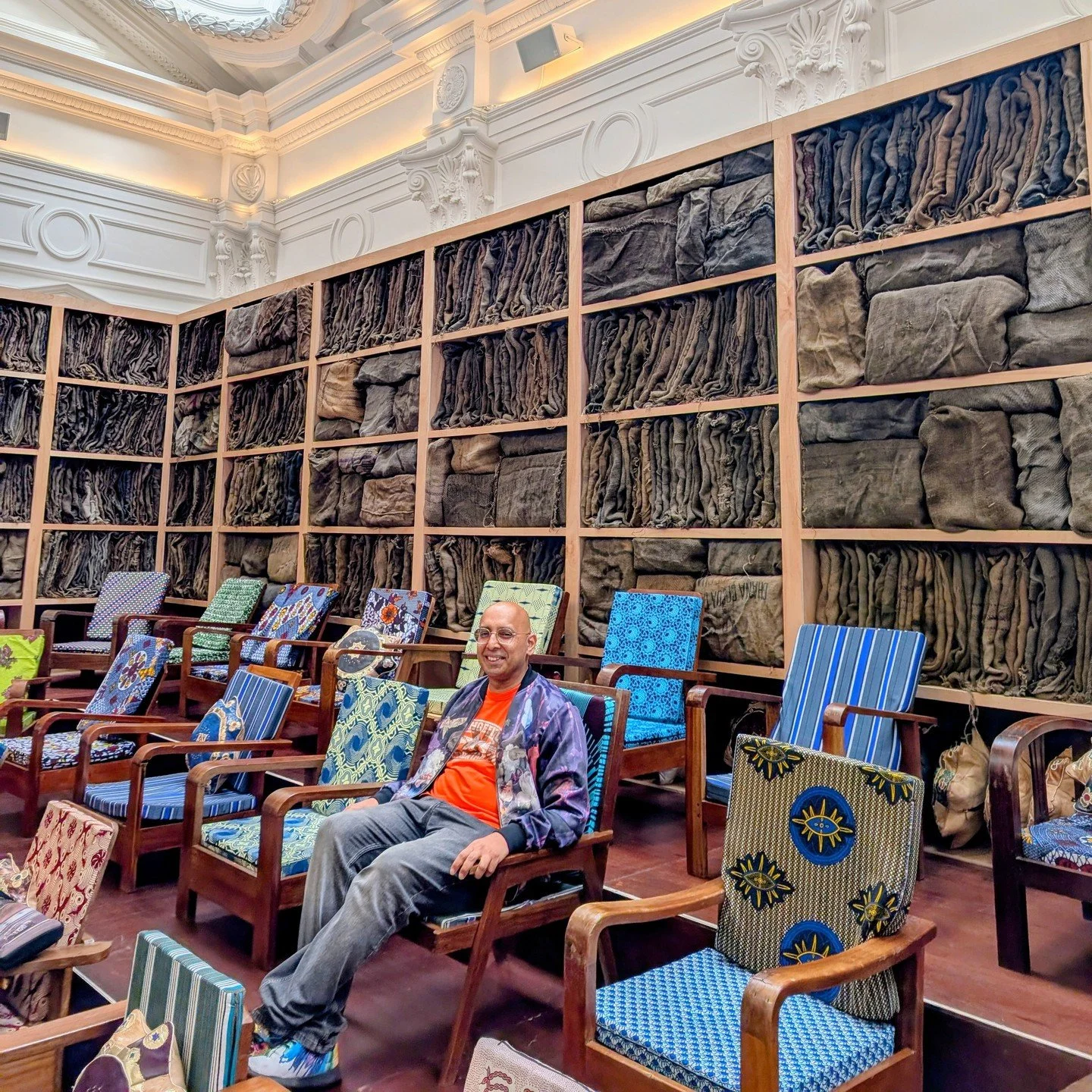 Ibraaz is a new cultural hub focusing on the Global South which has opened in Fitzrovia, complete with a bookshop, caf&eacute;, library, and a fantastic exhibition space. Its debut exhibition features Ibrahim Mahama&rsquo;s site-specific installation