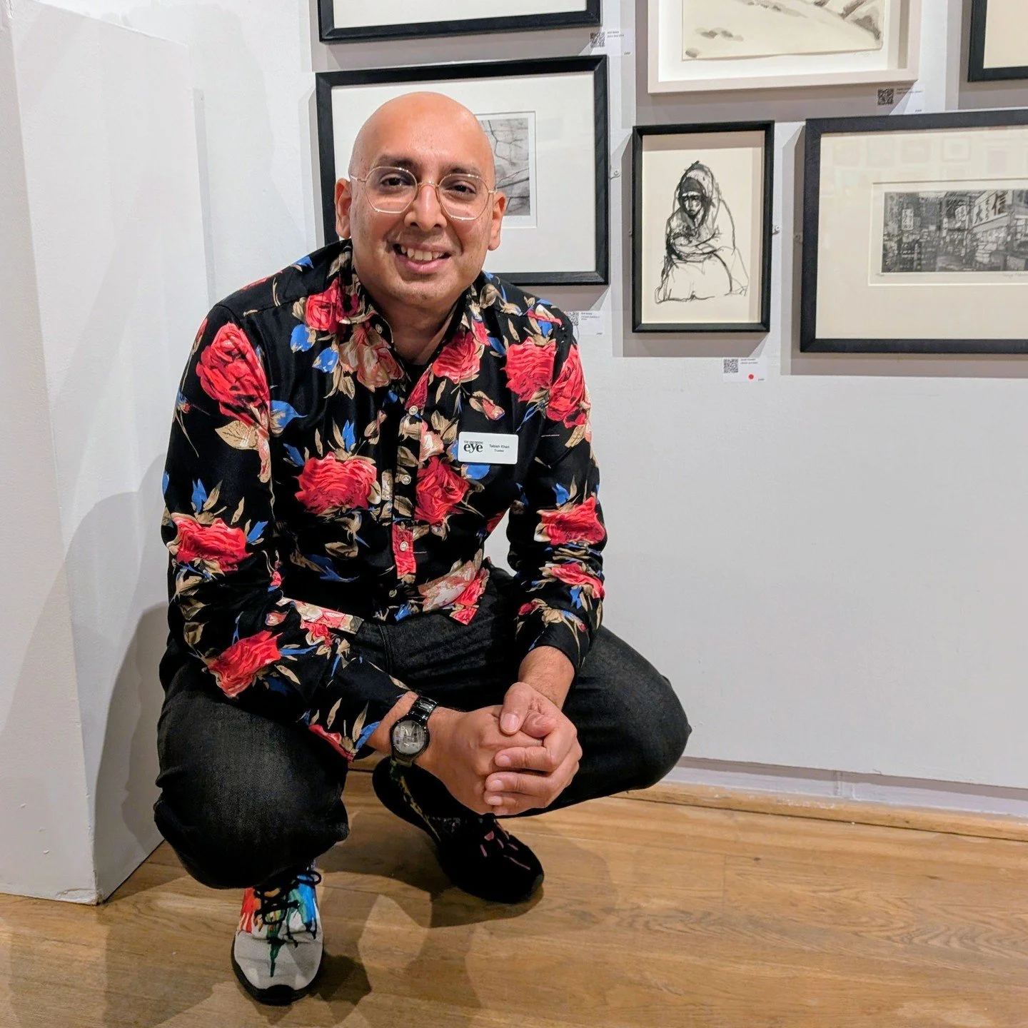 It&rsquo;s a real privilege to be a trustee and supporter of the annual @INGDiscerningEye exhibition. I have my own purchase prize, and this year, this tender drawing of a mother and baby by @SarahGooder will be added to my home collection. The exhib