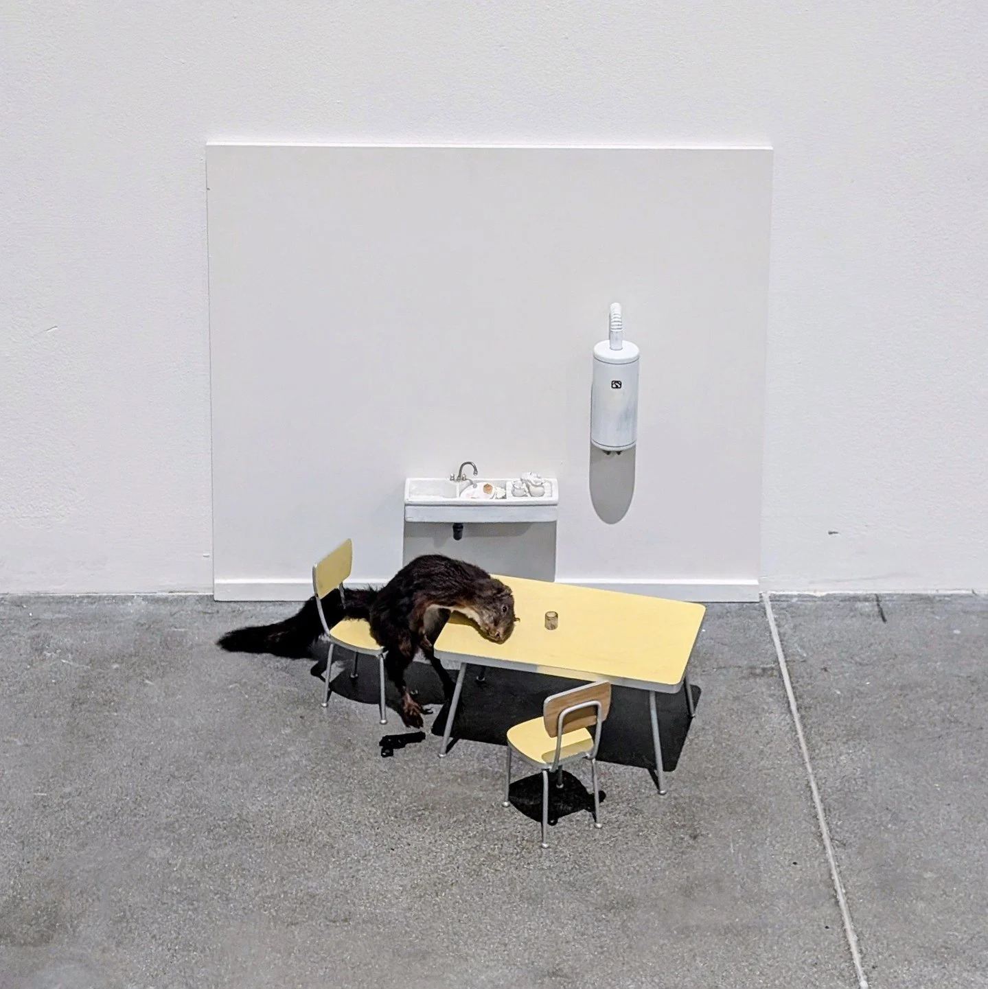 There are some artworks that you see that stick with you for a lifetime. That&rsquo;s the case for this dead squirrel that I first came across in an exhibition at The Whitechapel Gallery in 2012. In a miniature kitchen, a squirrel lies slumped over a