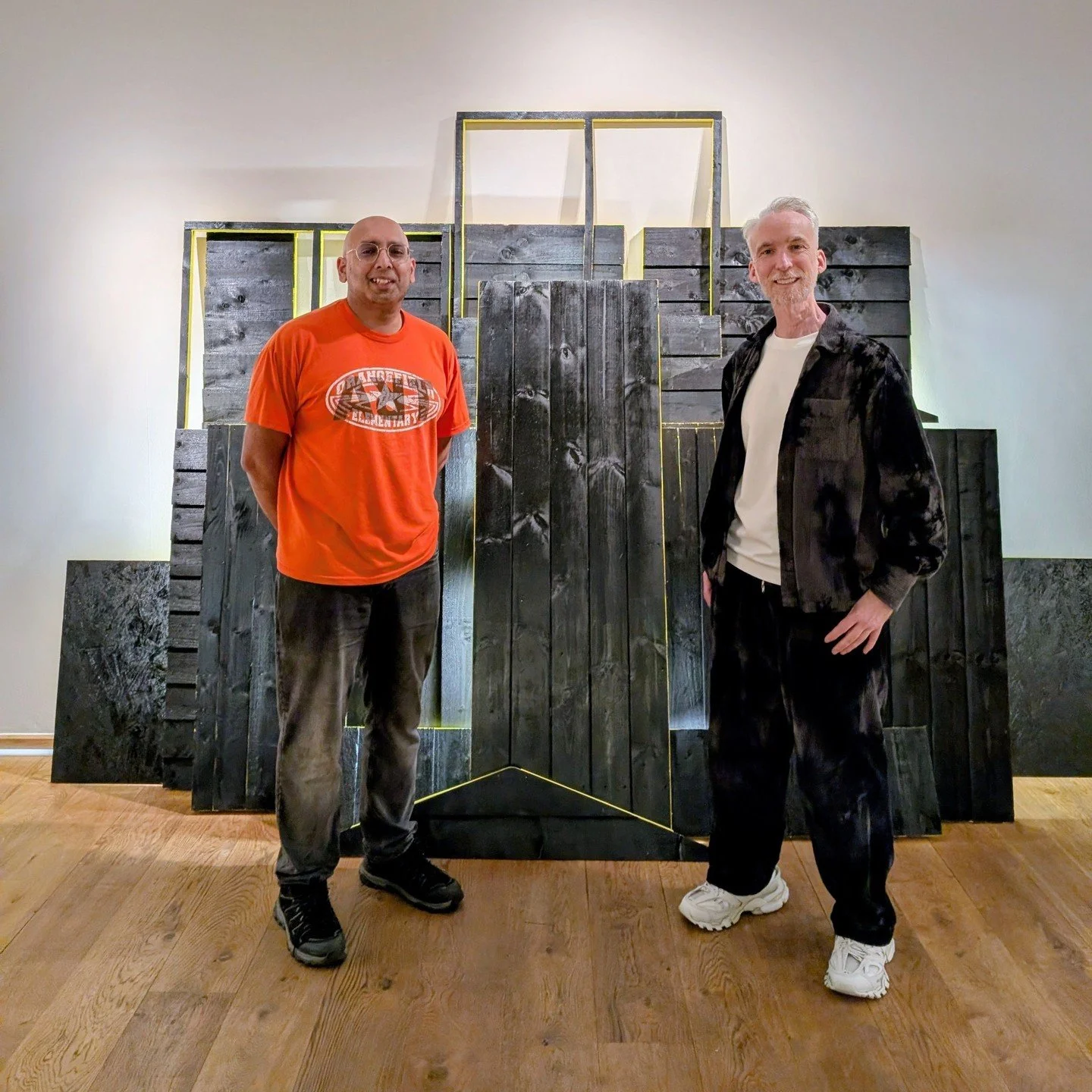 Light meets architecture in these works, where light is concealed or beams out at us. It&rsquo;s all based on the urban world, with paintings on repurposed doors and door fragments. The accidents of beauty inspire Nathaniel Rackowe&rsquo;s work, as w