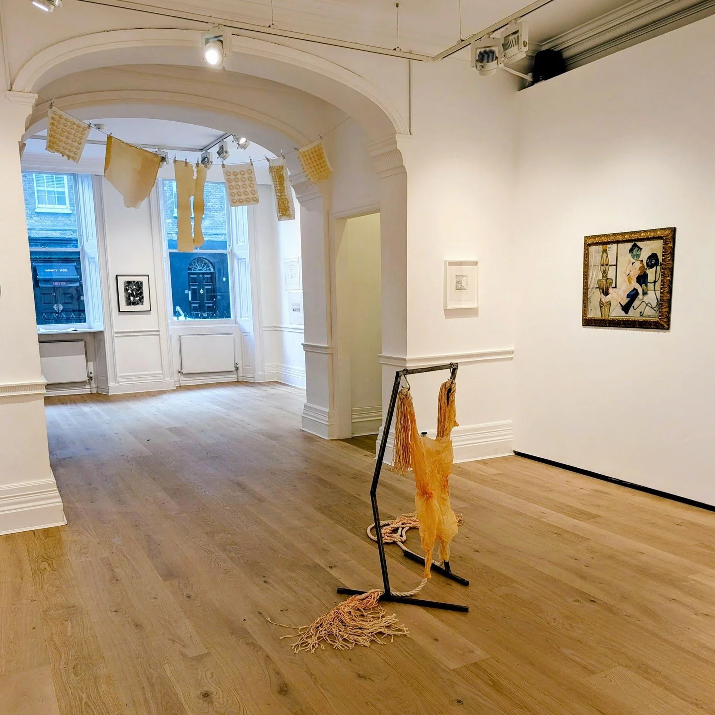 Bound bodies, nails sticking out of circular paintings resembling female genitalia and hanging pieces of latex. This exhibition focuses on the erotic and fetishistic sides of Surrealism, filled with works that I wasn&rsquo;t familiar with and a diffe