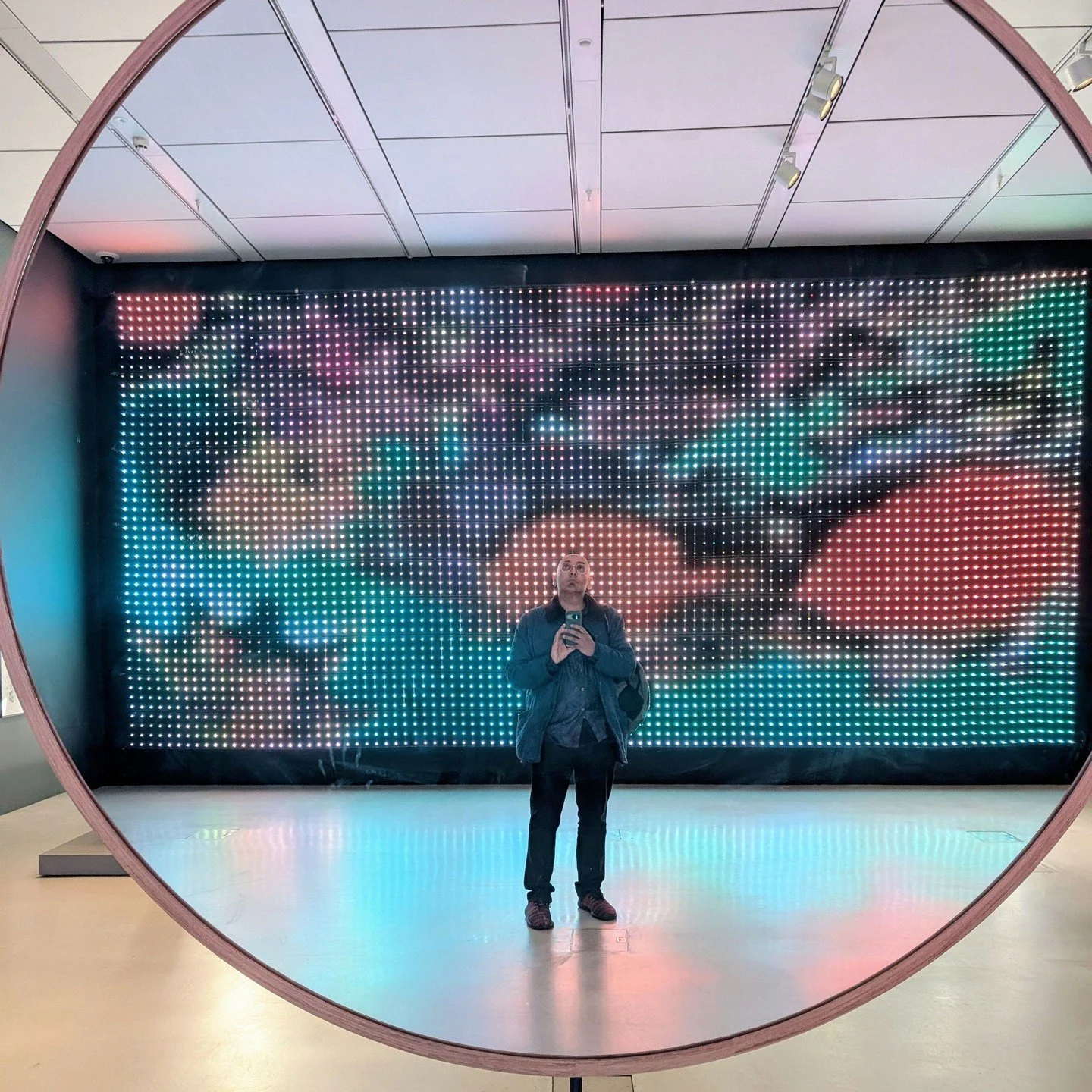 The London Mithraeum is the awe-inducing remains of a Roman temple to Mithras. I admire how they tie this into contemporary art with regular ground floor exhibitions that always have a historic spiritual/religious angle. Now it's the turn of Jane and