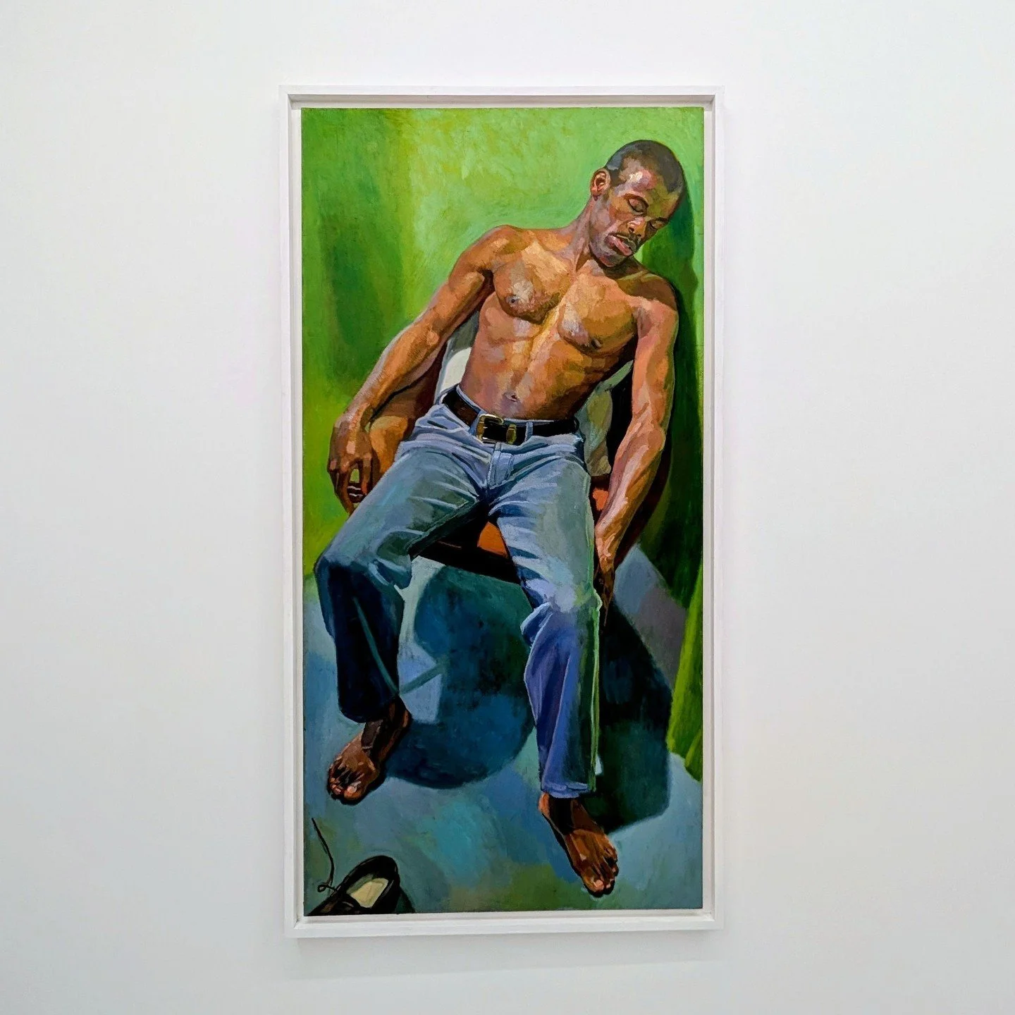 The relaxed and reposed figure has been a key part of art history, and here we see contemporary artists who use that motif in their practice. Whether it&rsquo;s the well-defined physique of a young man by Nahem Shoa, the wispy outlines of Sara Rossbe
