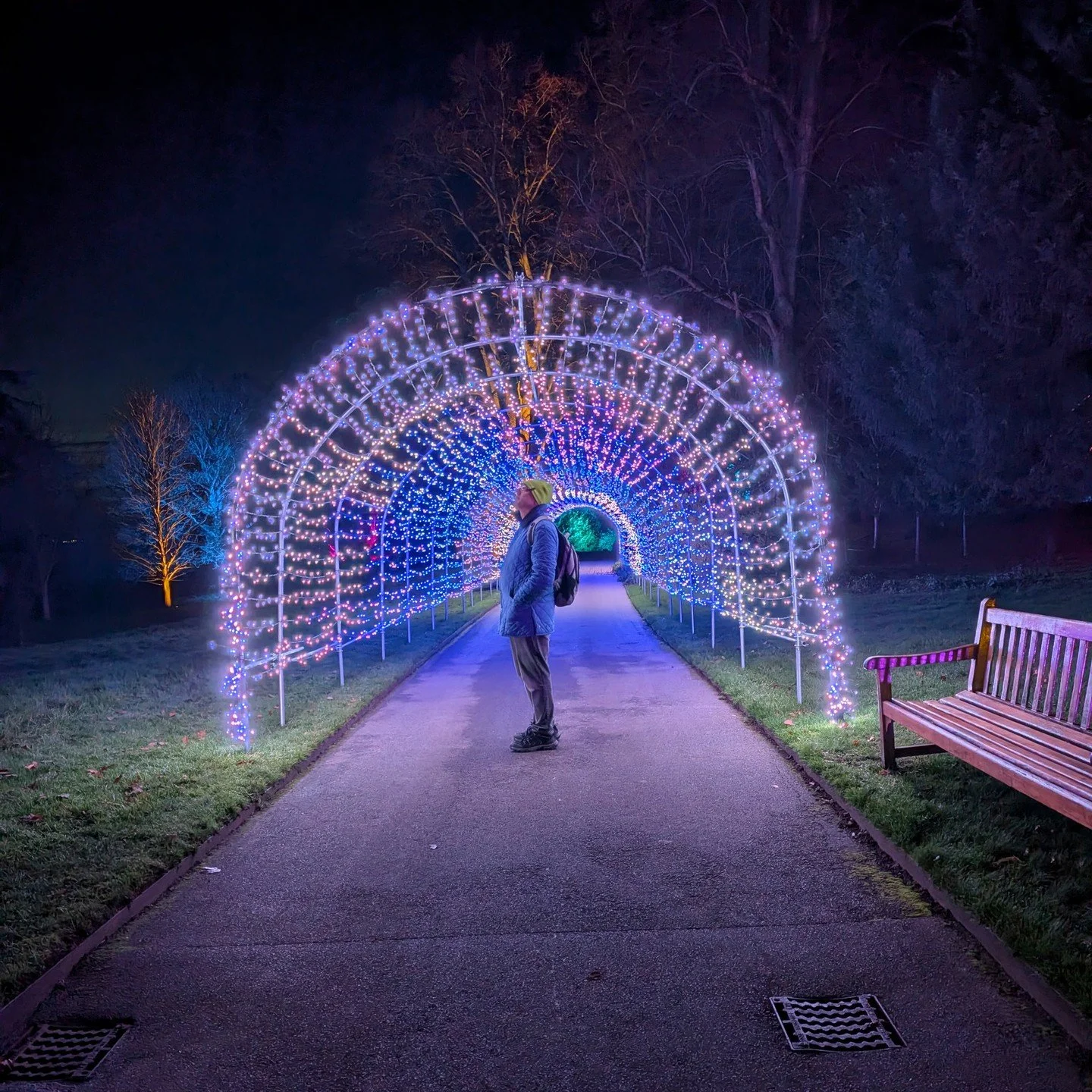 What a treat to visit Christmas at @WaddesdonManor_NT for the first time. They&rsquo;ve done a phenomenal job inside the house, on the outdoor light trail, and on the projection on the manor house. They also make the mince pies in-house, and they are
