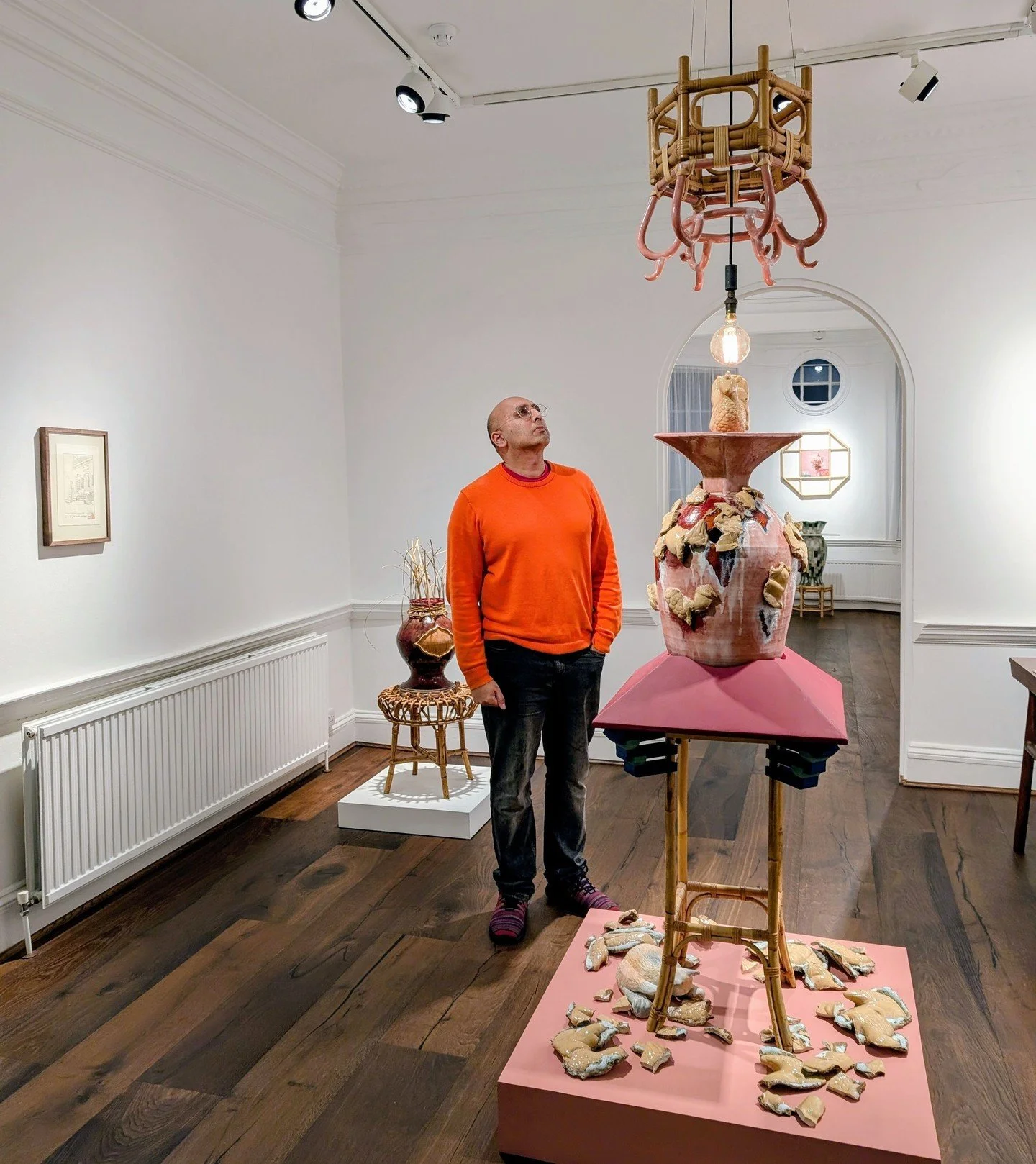 Lacquered vases, grand architectural models and broken shards of ceramic are all part of an exhibition that reflects on the artist&rsquo;s dual Malayan-Chinese and English heritage.  Incorporating traditional techniques such as Japanning and faux boi