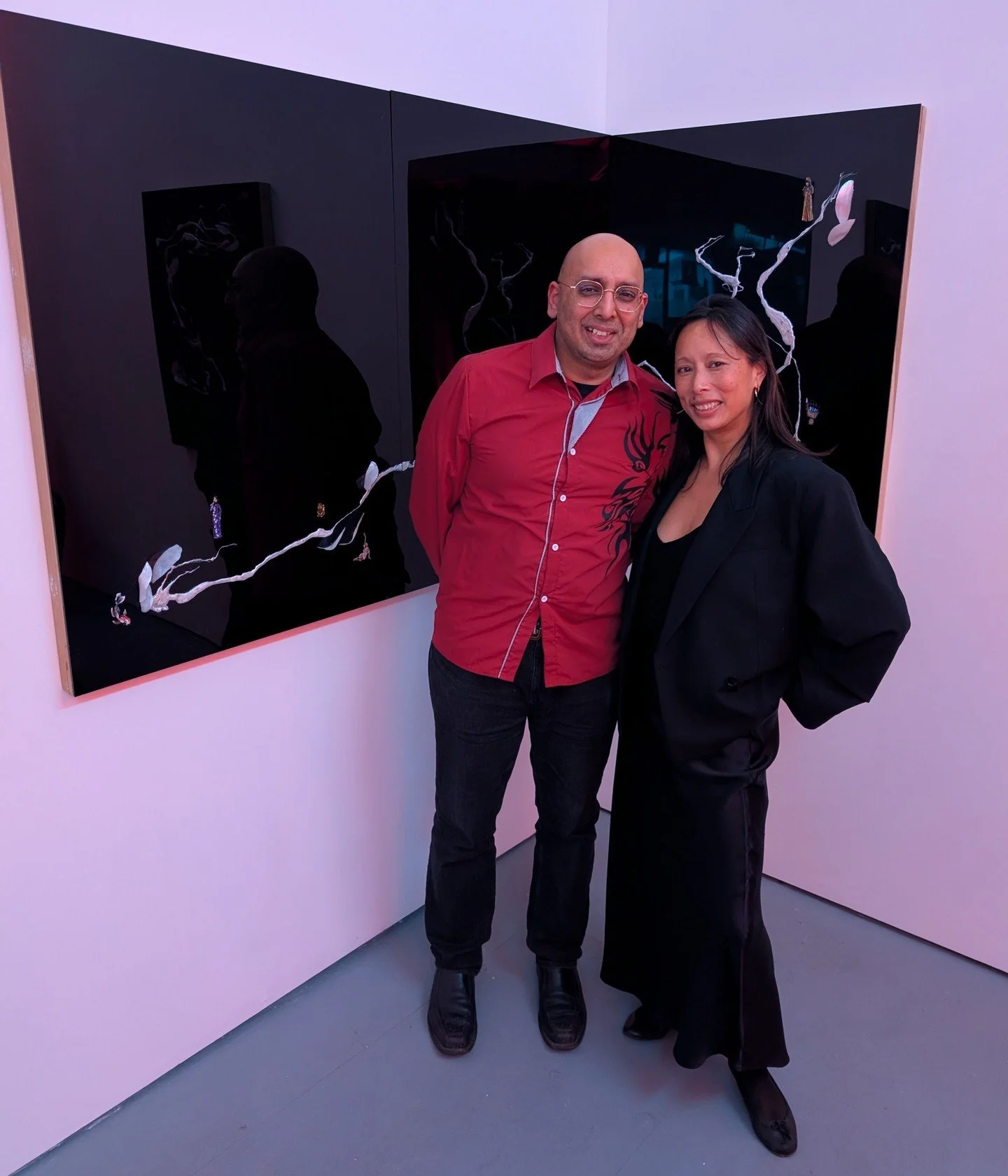 Leaning on the fact that there&rsquo;s a strong link between the Vietnamese diaspora and nail salons, Hoa Dung Clerget has created large-scale works using the materials of nail art to mirror the patterns of nail art, allied with symbols from her heri