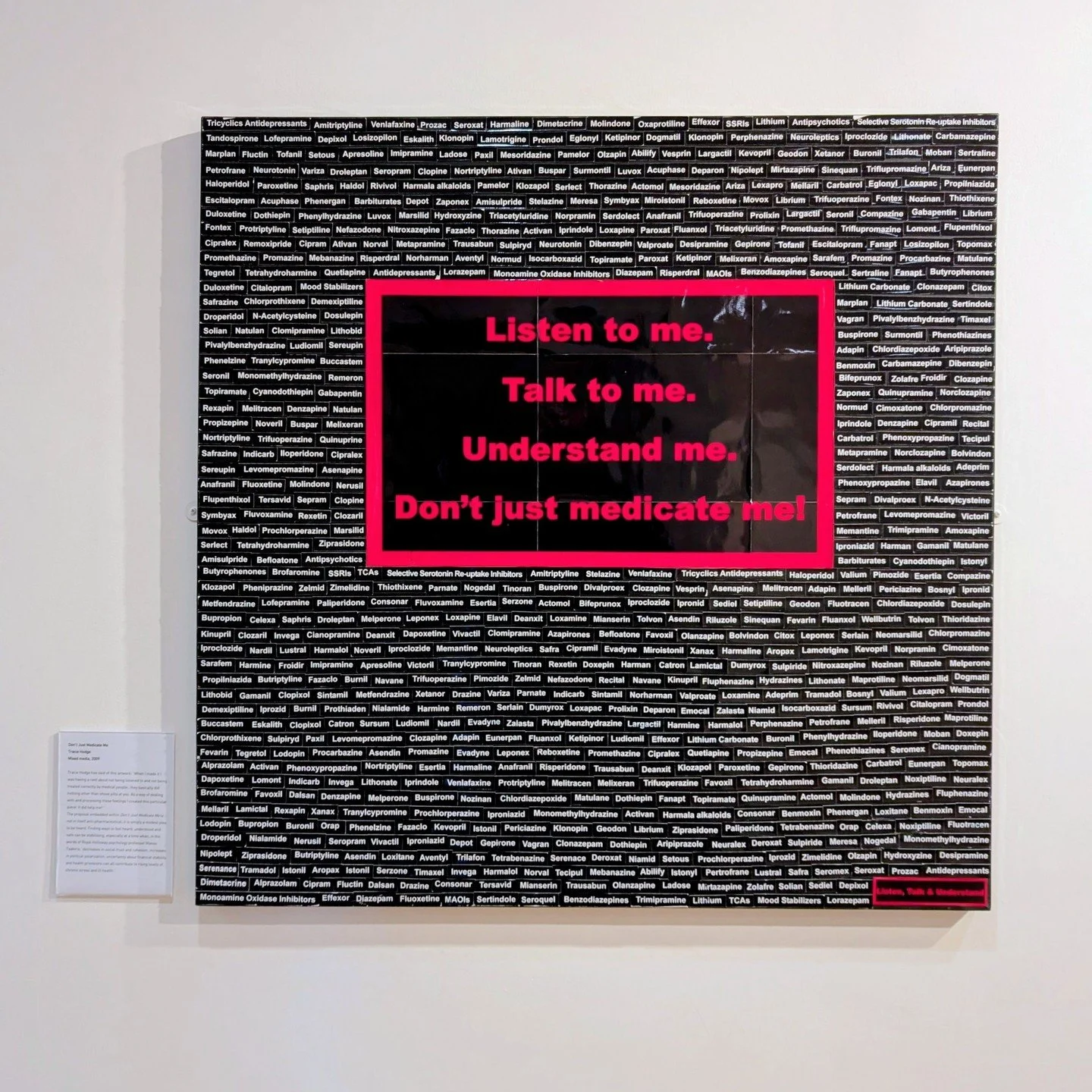 Where would we be without our friends and family? The power of our communities becomes even more critical for those suffering mental health challenges. Each of the artists featured has created work that explores the emotions evoked when groups of peo