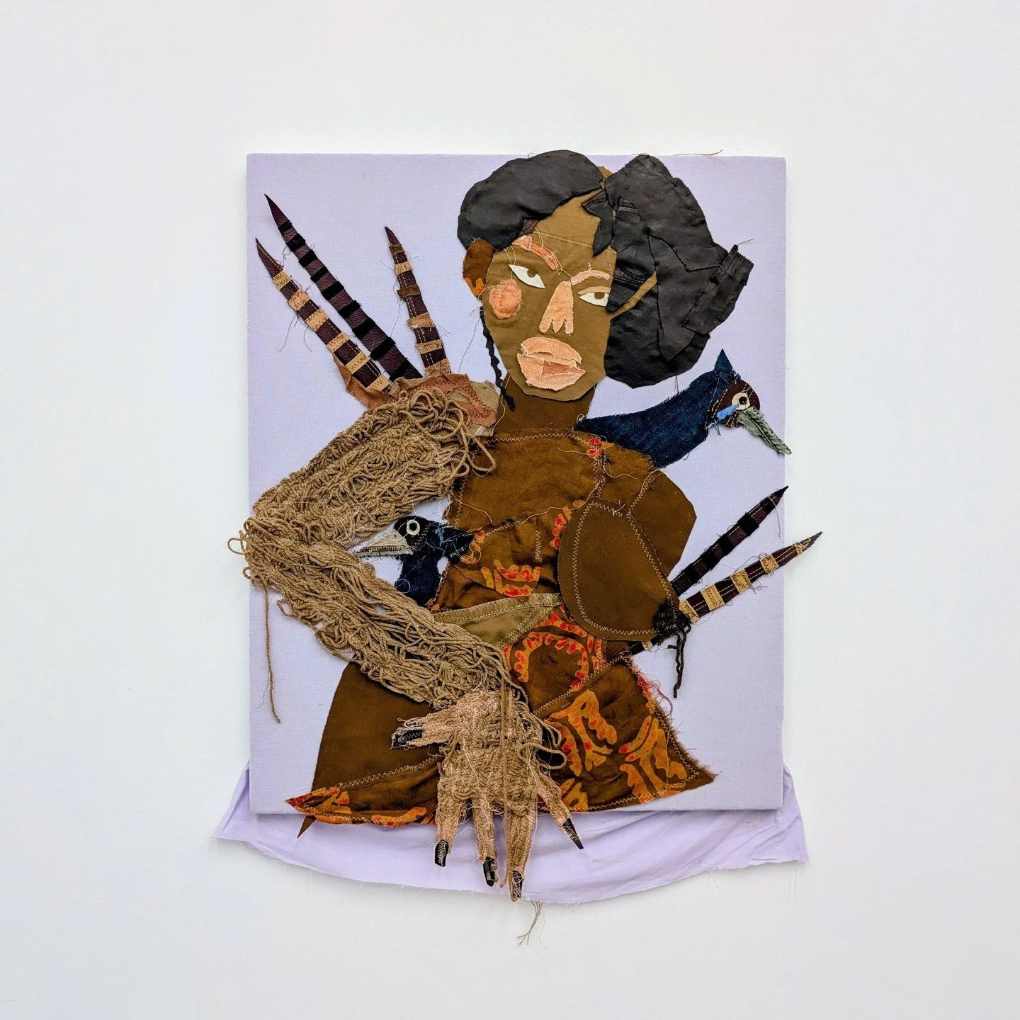 Following Anya Paintsil's museum exhibition at Ty Pawb, this series continues her reflections on returning to Wales; the exhibition&rsquo;s title is Welsh for &ldquo;motherland&rdquo;. It references animals around her, such as a local peacock populat