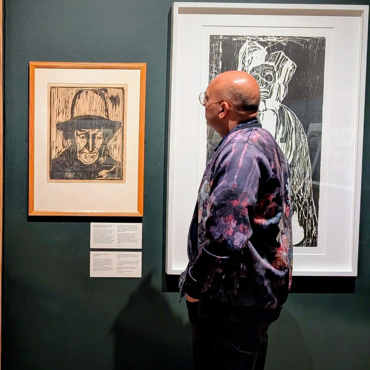 This is an impressive selection of Nordic prints and drawings, primarily contemporary works, alongside works by the great Edvard Munch. Impressive works include the delicately drawn work by Kristian Evju and Anna Zimmerman, both drawing from historic
