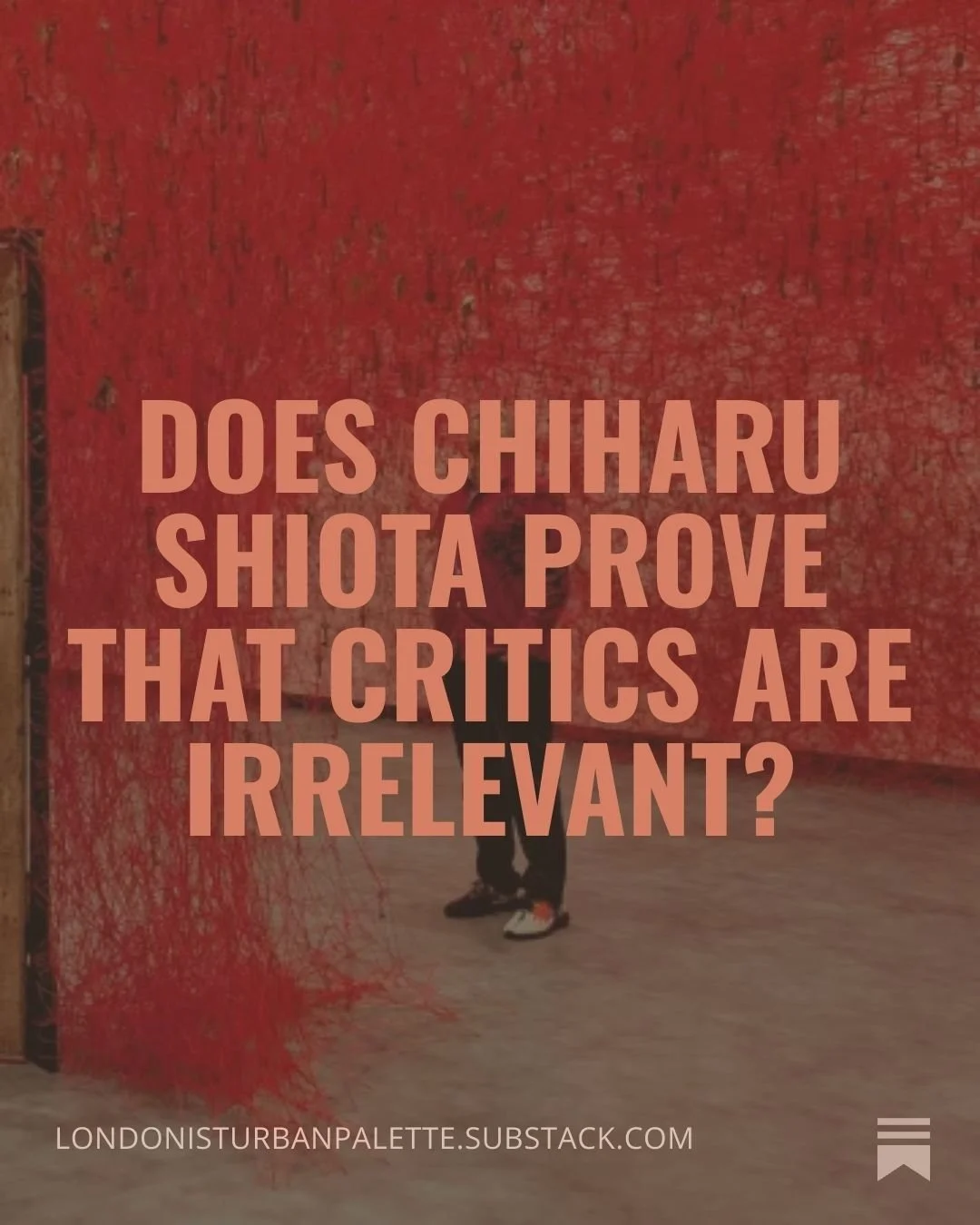 A dual exhibition of Yin Xiuzhen and Chiharu Shiota has opened at the Hayward Gallery (ticketed, until 3rd May). I loved it, but three top newspapers have savaged it... Does this prove that critics are irrelevant?

Read my thoughts on this contentiou