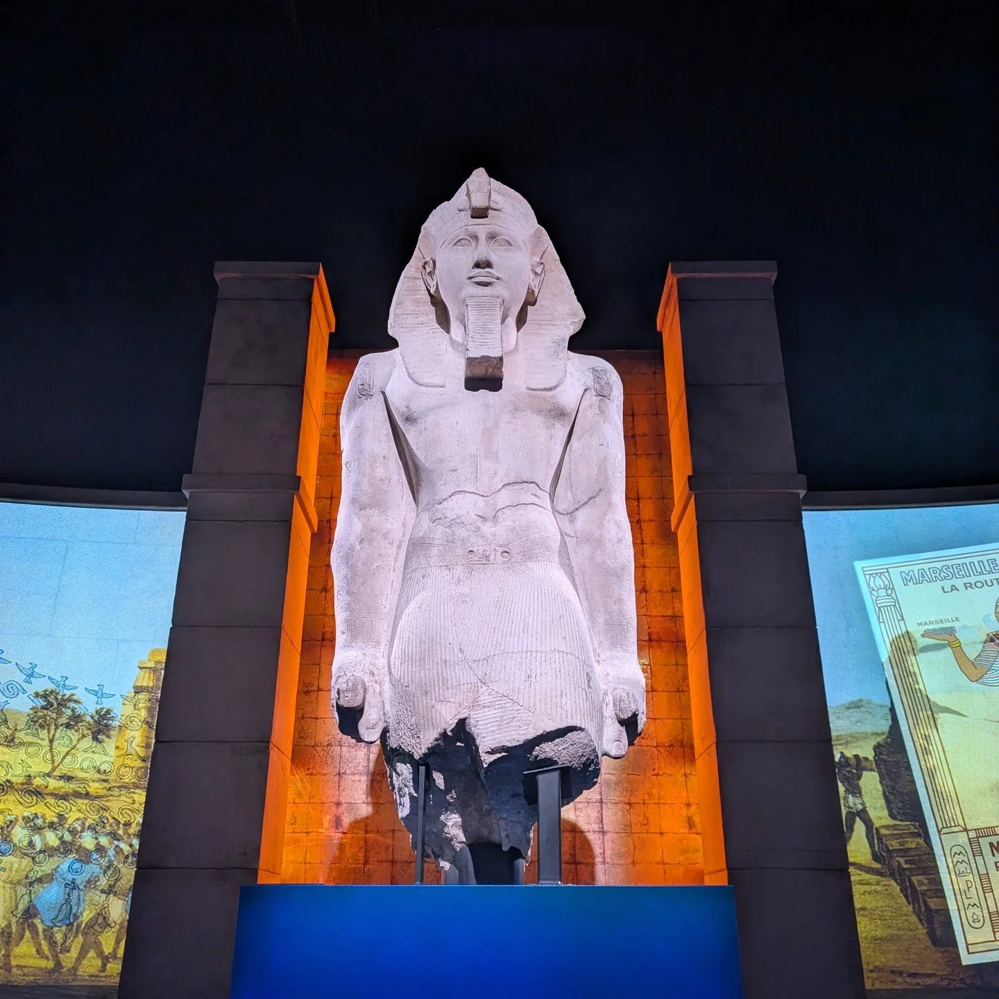 A spectacular exhibition of artefacts from the reign of Ramses II is on display at Battersea Power Station, at Neon, a venue that&rsquo;s new to me (until 31st May, ticketed). It&rsquo;s vast, and there are over 180 artefacts on loan from Egypt, and 
