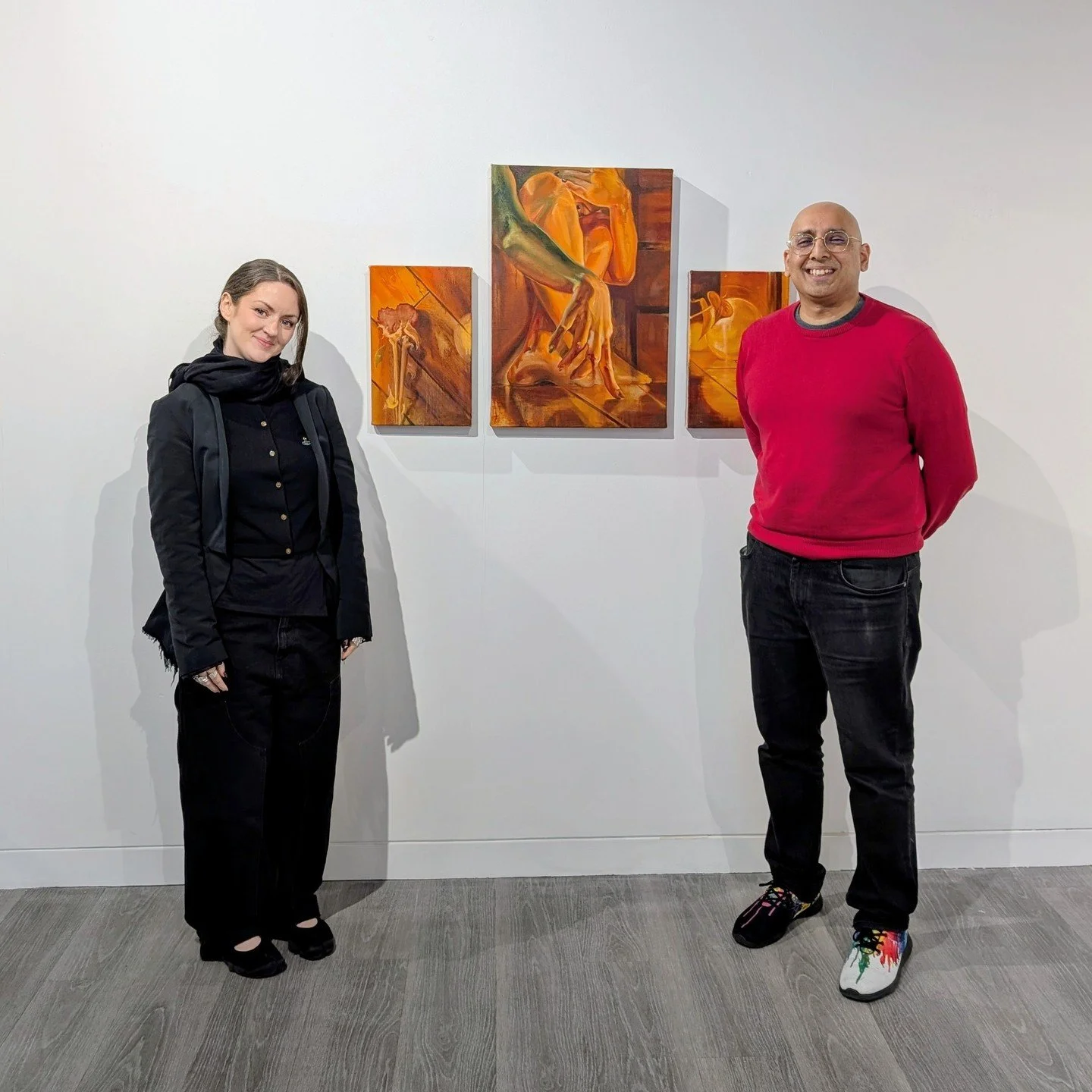 Highlighting the seductive and the strange, this exhibition features some great paintings. Whether that be the distorted bodies in the works of Mia Wilkinson and Harriet Horner (the latter curated the show), or the close-up figures of Elspeth Vince a