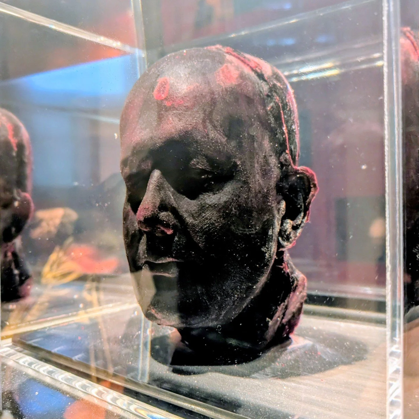 The National Portrait Gallery is full of self-portraits, no surprise there. However, in room 32 on floor 1, there is the mundanely titled &lsquo;Self&rsquo; by Marc Quinn, and it&rsquo;s anything but mundane. This cast of his head, among the death ma