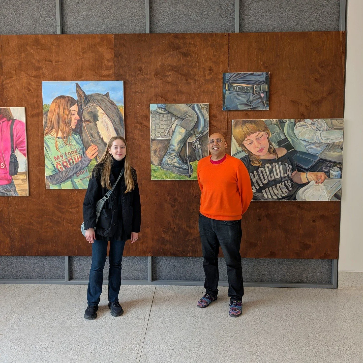 It was great to have a tour of the National Gallery in Prague (@NGPrague), and its exhibition of Gen Z artists (images 1-3) and then to see the permanent collection (images 4-7):

1. Marketa Kralovcova (@Kobutka)
2. Reyhaneh Rajabi
3. Leona Krlinova
