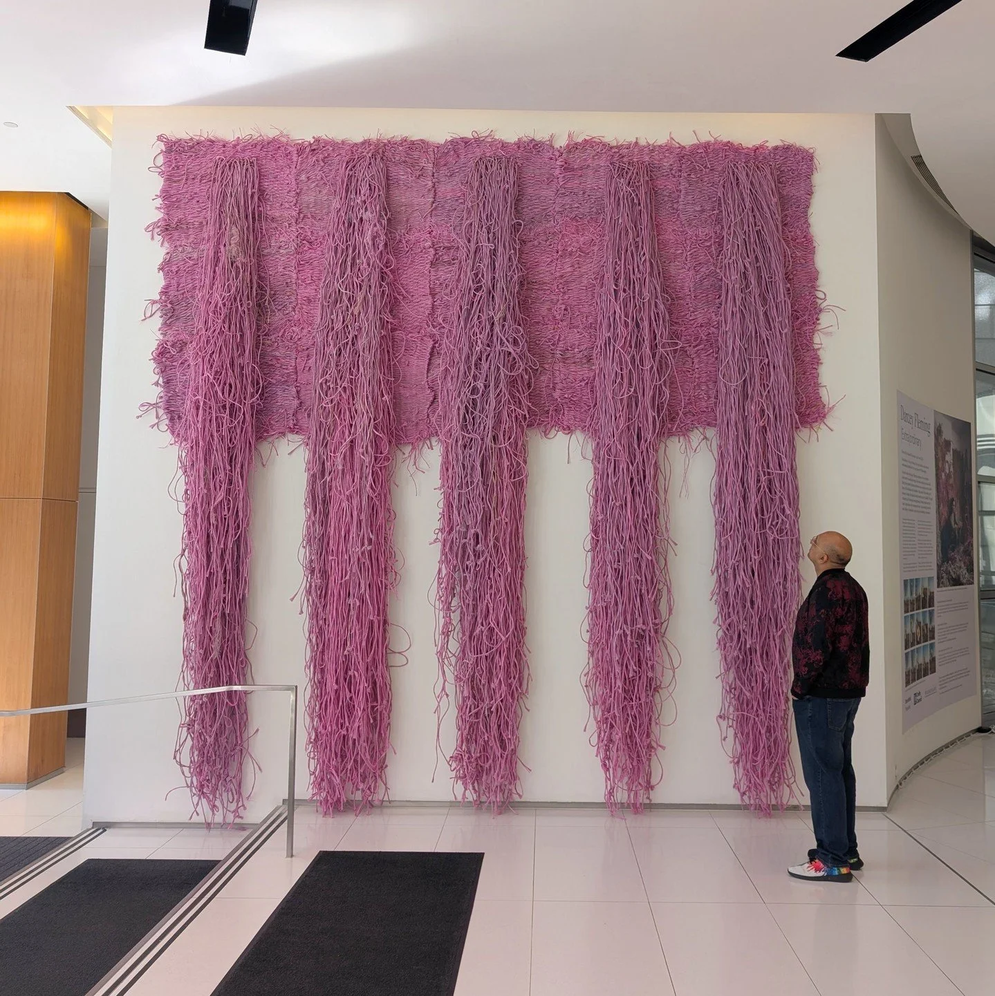 Wouldn&rsquo;t corporate lobbies all look better if they had art inside and on the walls? That&rsquo;s what I was thinking when I popped into 99 Bishopsgate, where Darcey Fleming&rsquo;s works look like they are pouring out of the walls (until 31st J