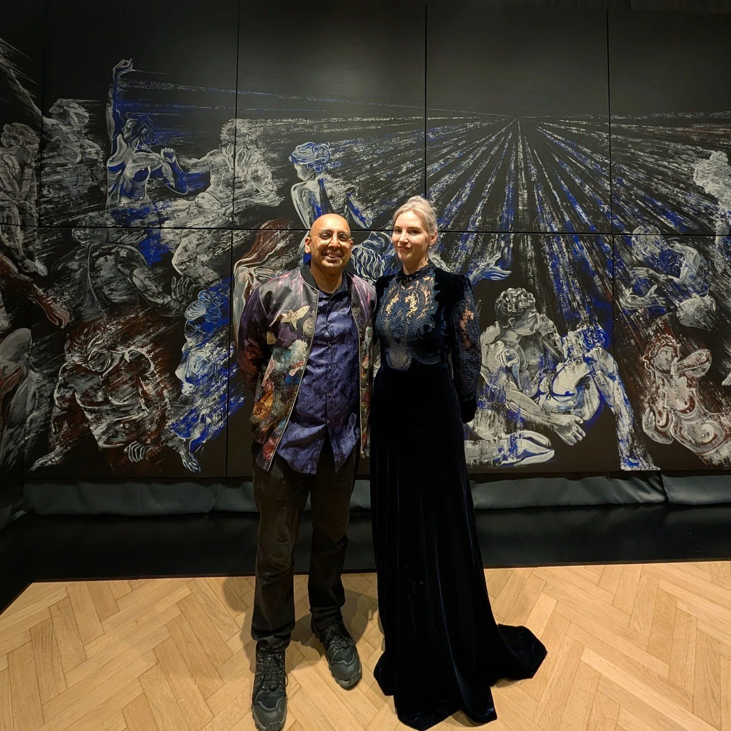 Congratulations to @ArchHades on her show in Venice during the Biennale, at Scoletta Battioro e Tiraoro di Venezia. It&rsquo;s now open, and you can find out more about Arch&rsquo;s art and poetry by listening to our podcast episode (link in bio now)