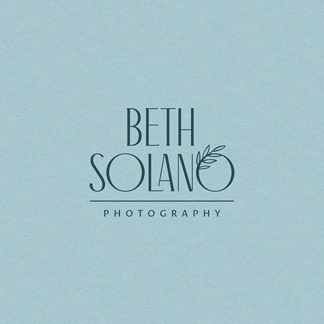 This logo for @bethsolano didn&rsquo;t make it to the final round last year, but I still love the way this type accentuates the letters in her last name. The color palette was inspired by photographs she&rsquo;d taken at a recent wedding. 
I love whe